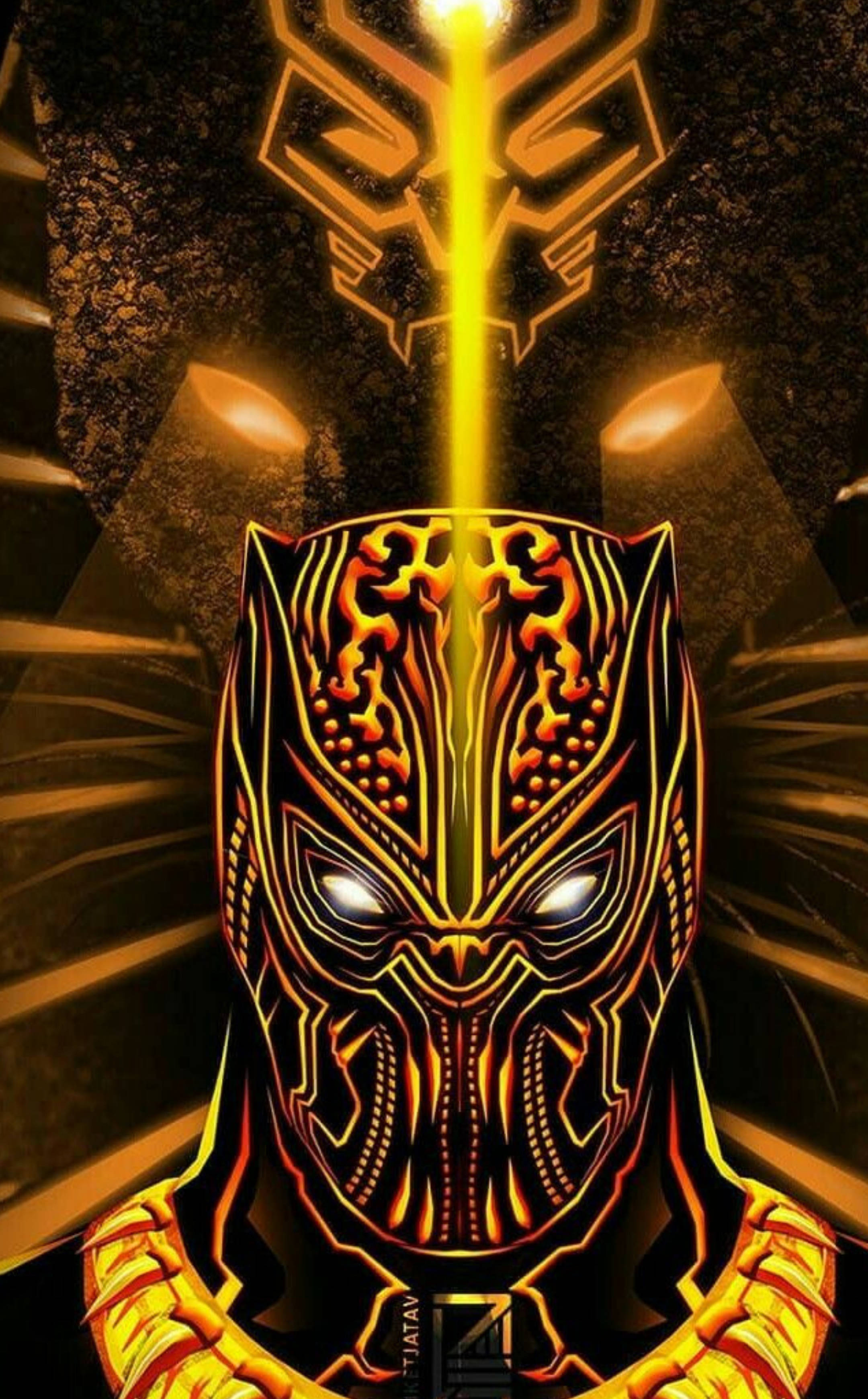 Artă Killmonger Jaguar Fundal