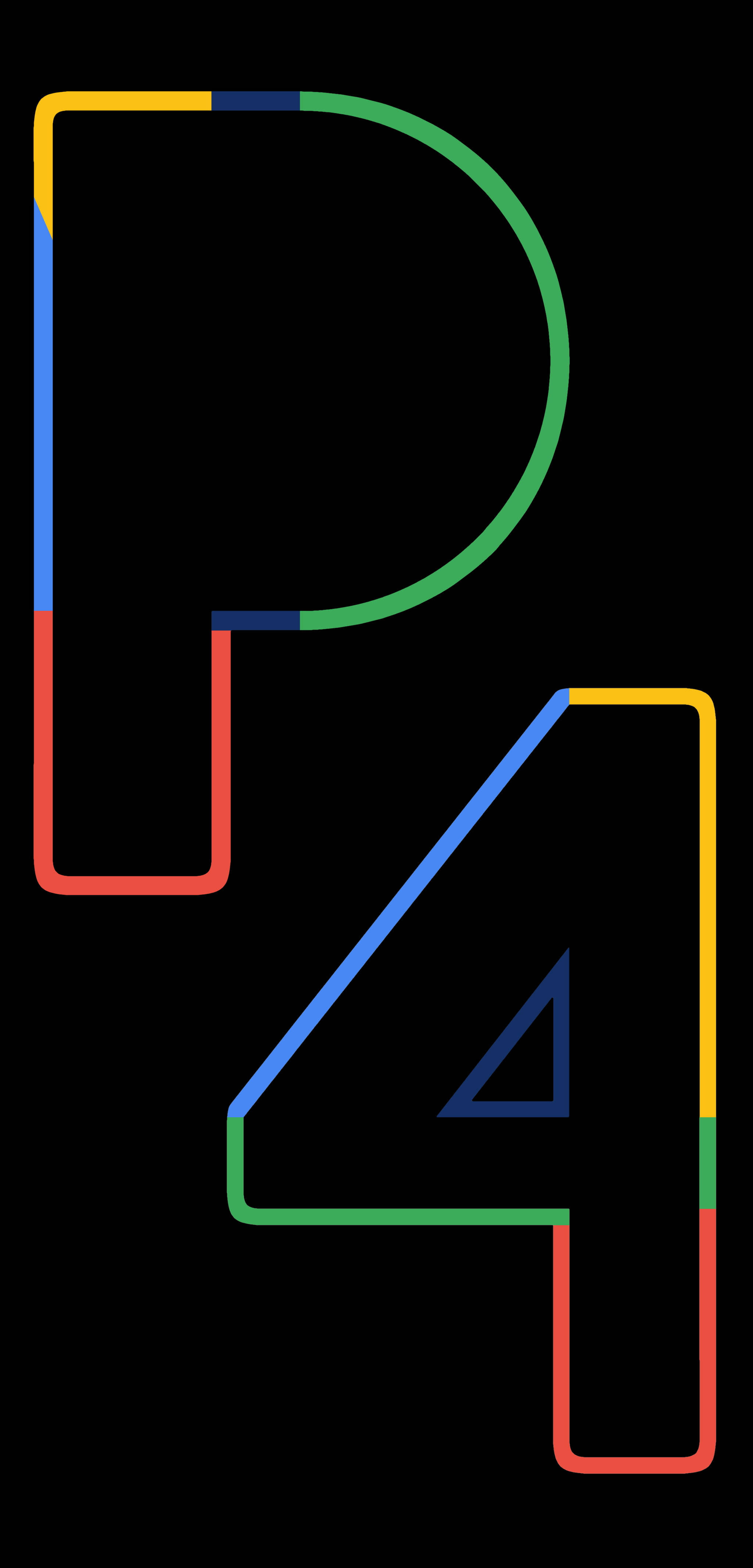 Artă liniară P4 Google Pixel 4 Fundal