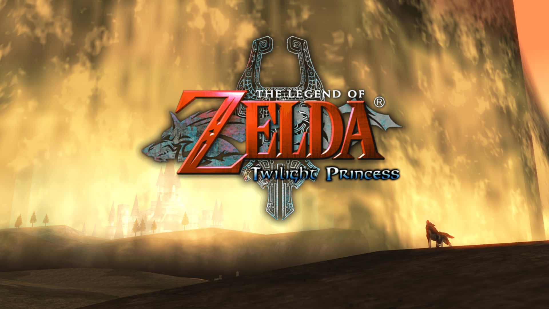 Artă Logo Legend Of Zelda Twilight Princess Fundal