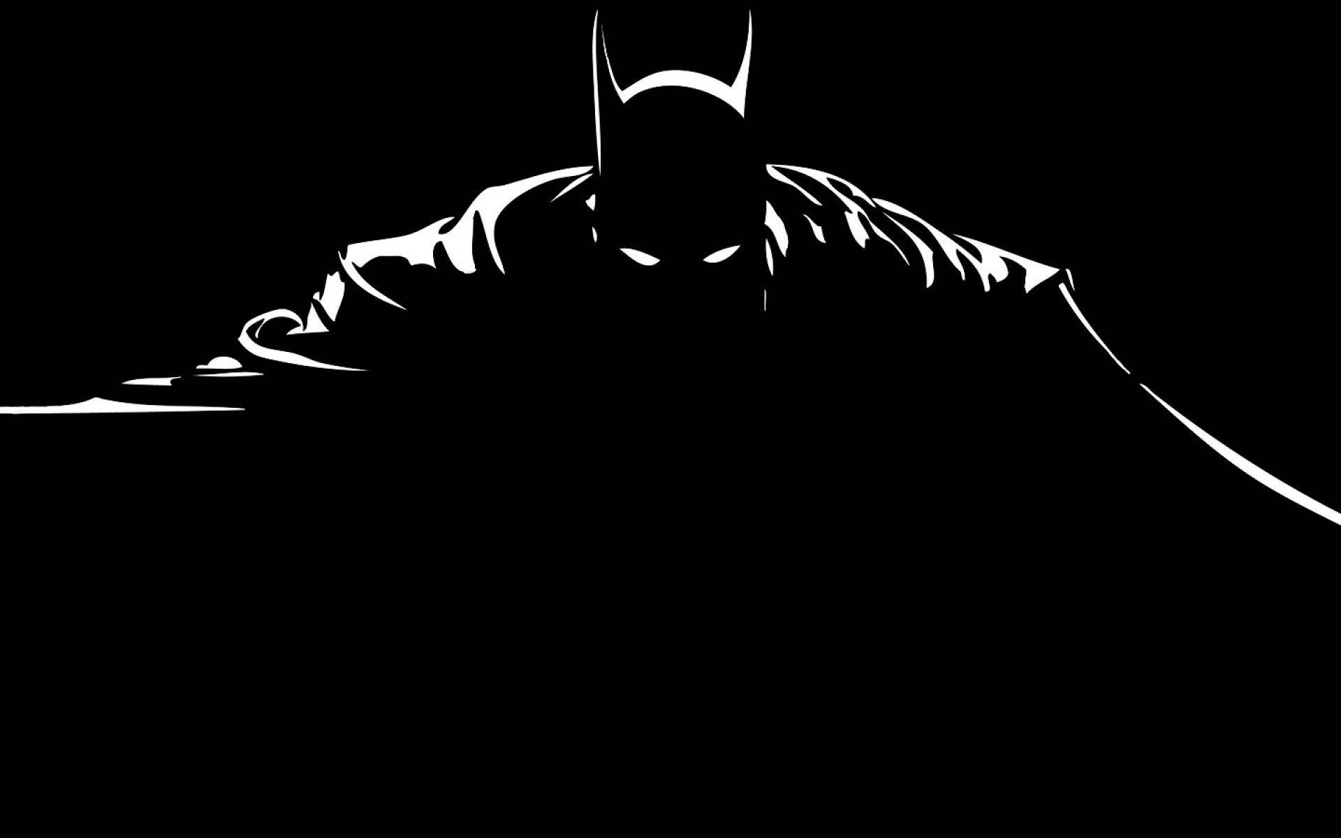 Artă minimalistă cu pelerina lui Batman Fundal