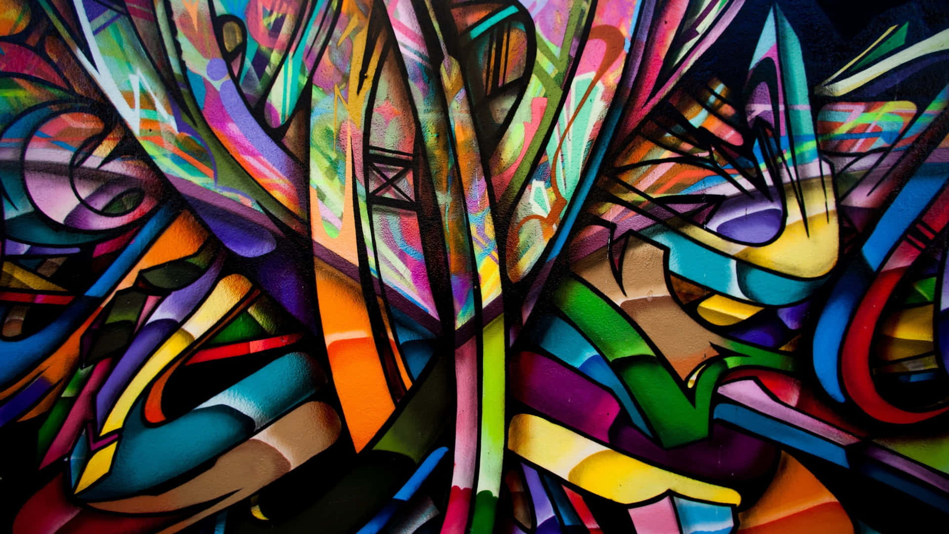Artă murală abstractă frumoasă cu graffiti Fundal