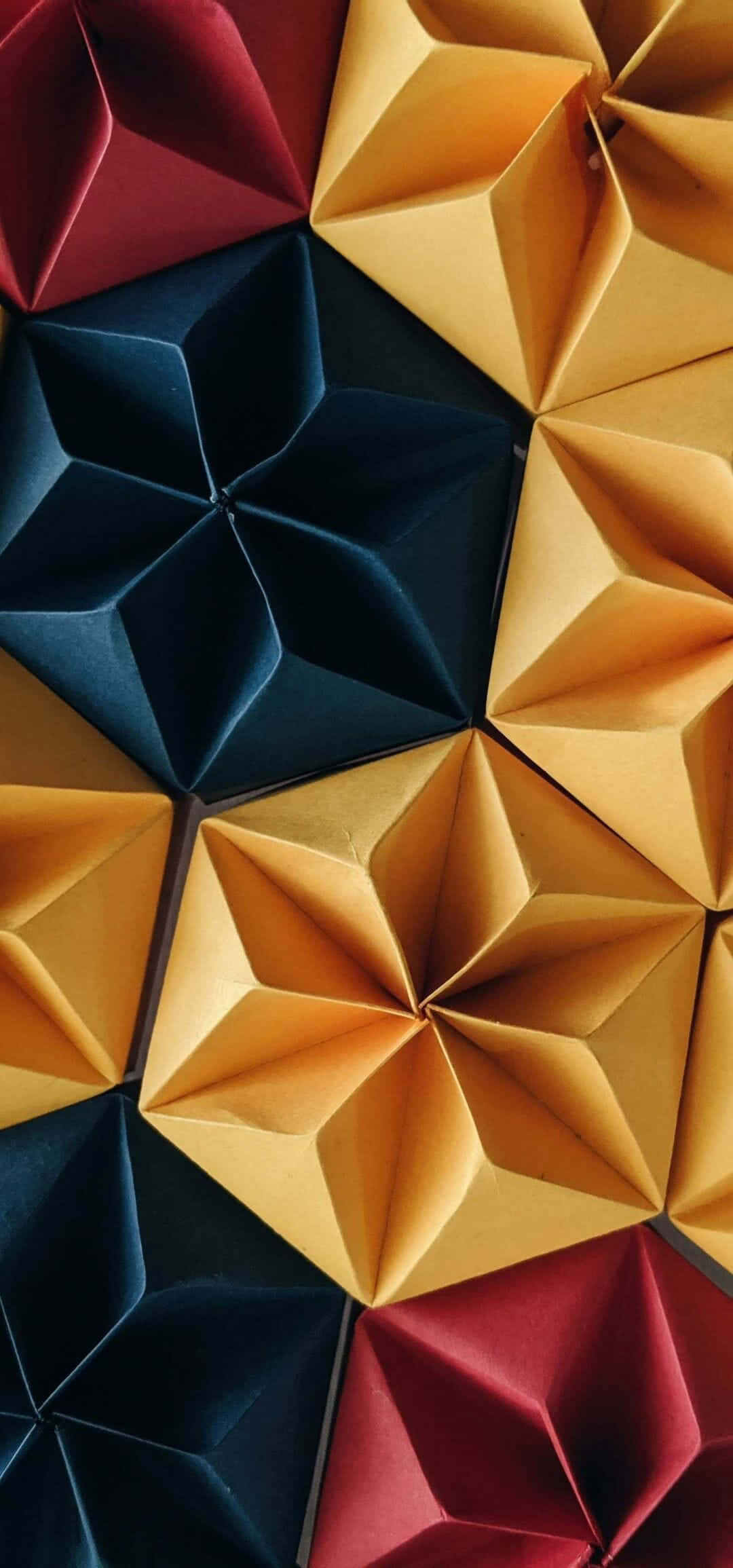 artă murală din hârtie origami Fundal