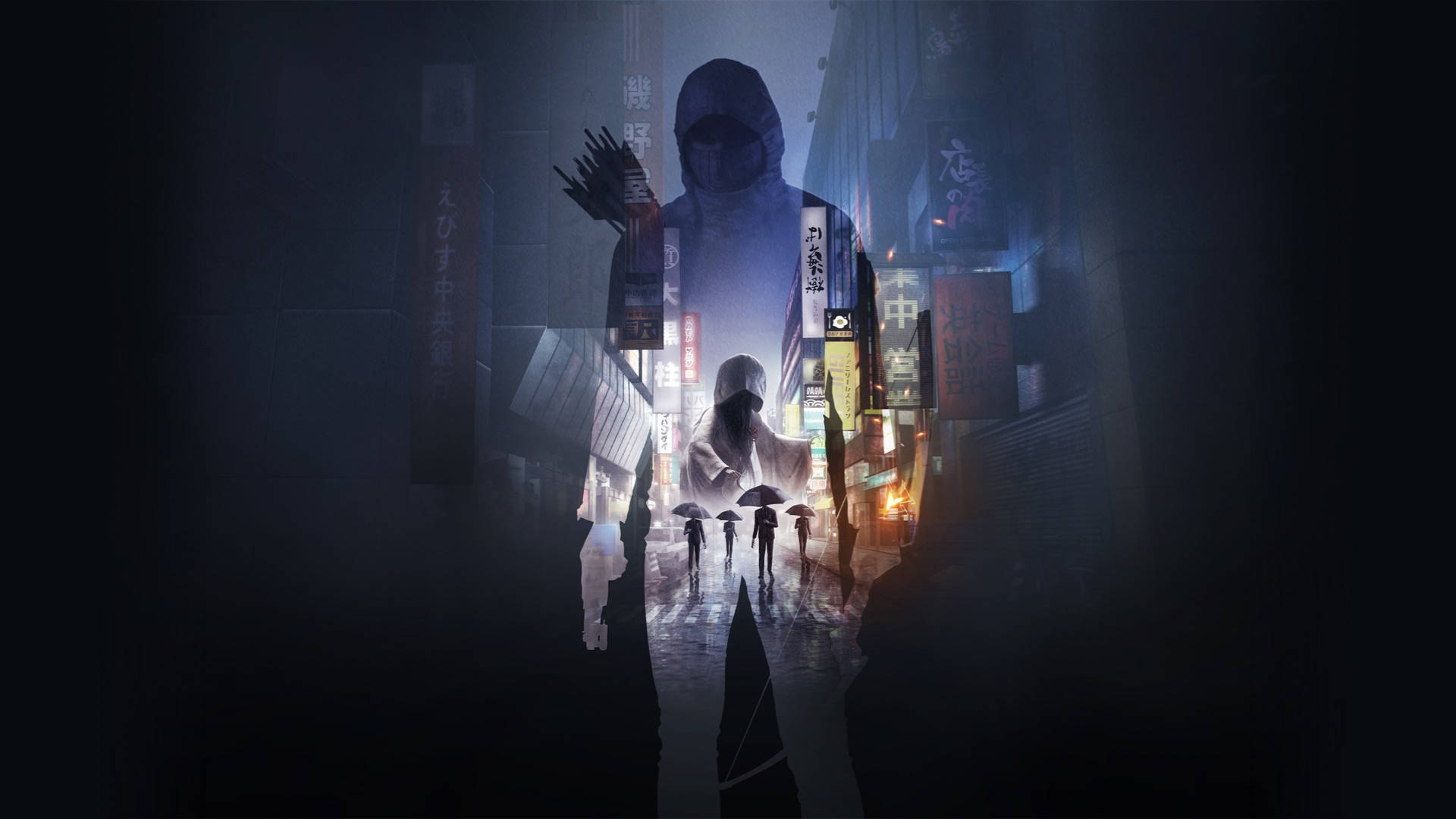 Artă oficială Ghostwire Tokyo Fundal