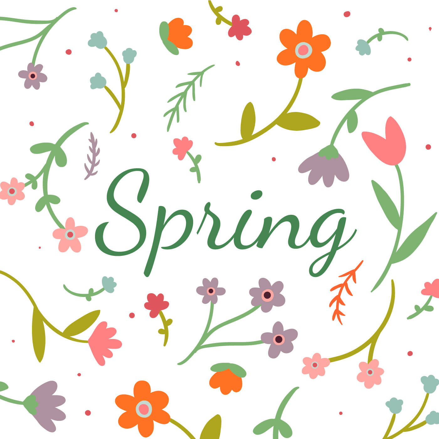 Artă primăvară drăguță Fundal