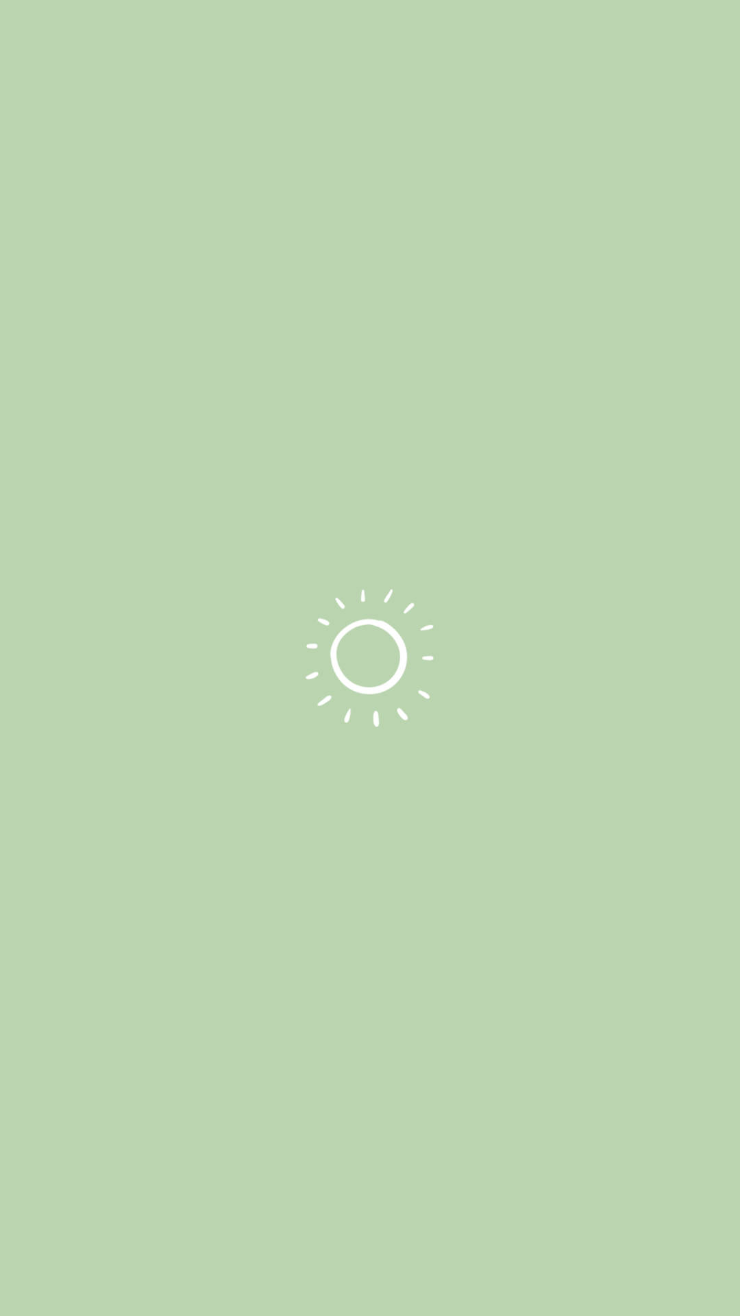Artă solară iPhone în pastel verde Fundal