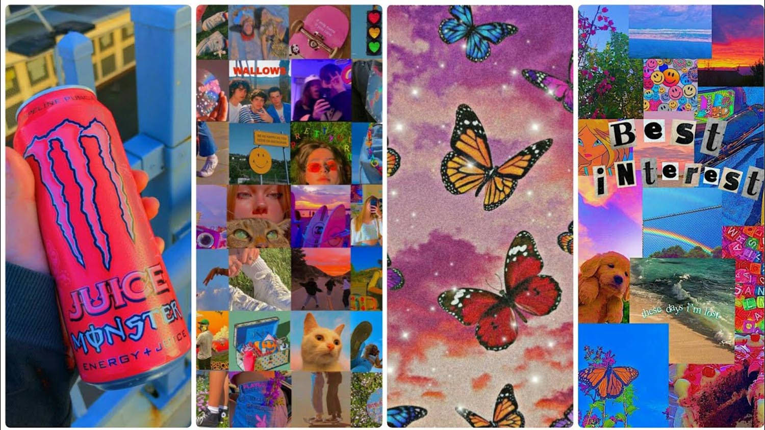 Artă strip cu estetică indie Fundal