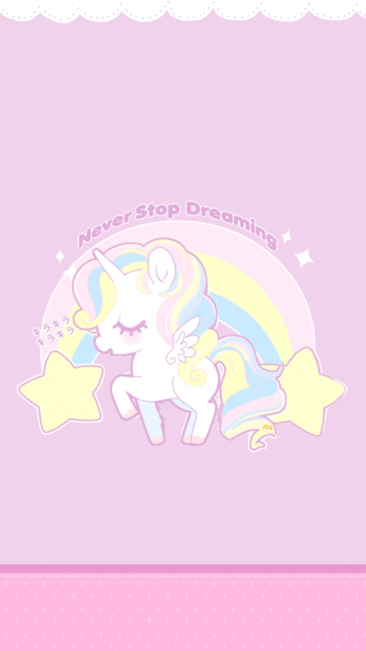 Artă Unicorn Telefon Pastel Fundal
