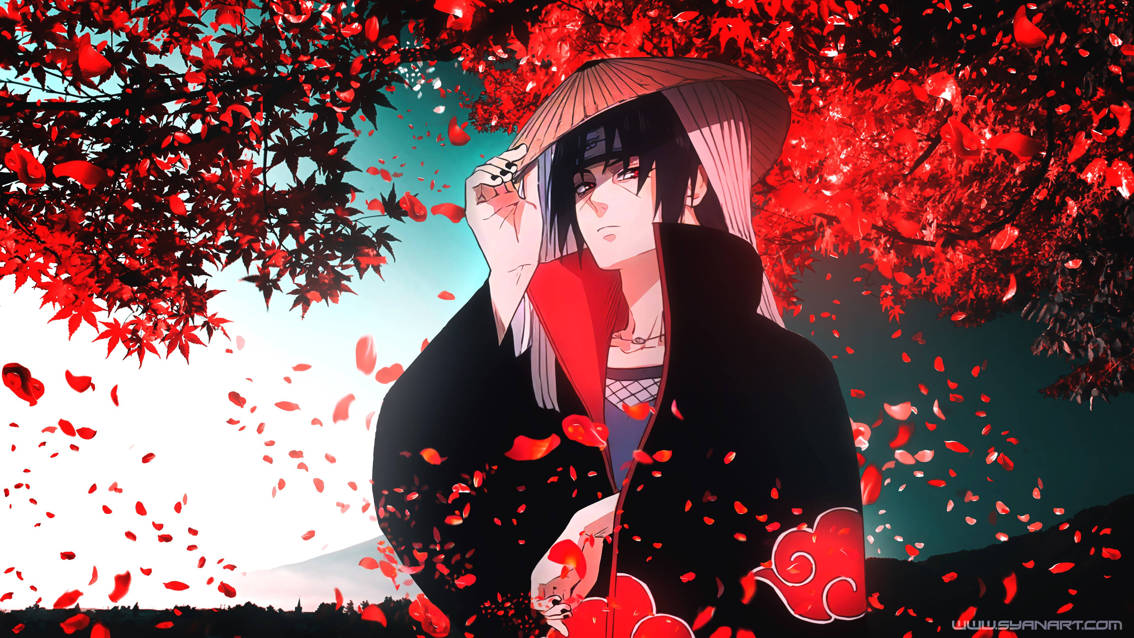 Artwork Itachi 4K Ultra HD Naruto Fundal