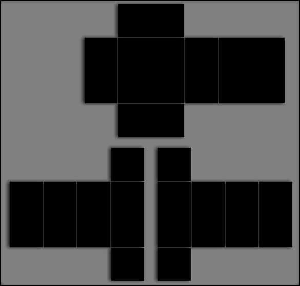 Aspectul Șablonului de Cămașă Roblox Fundal