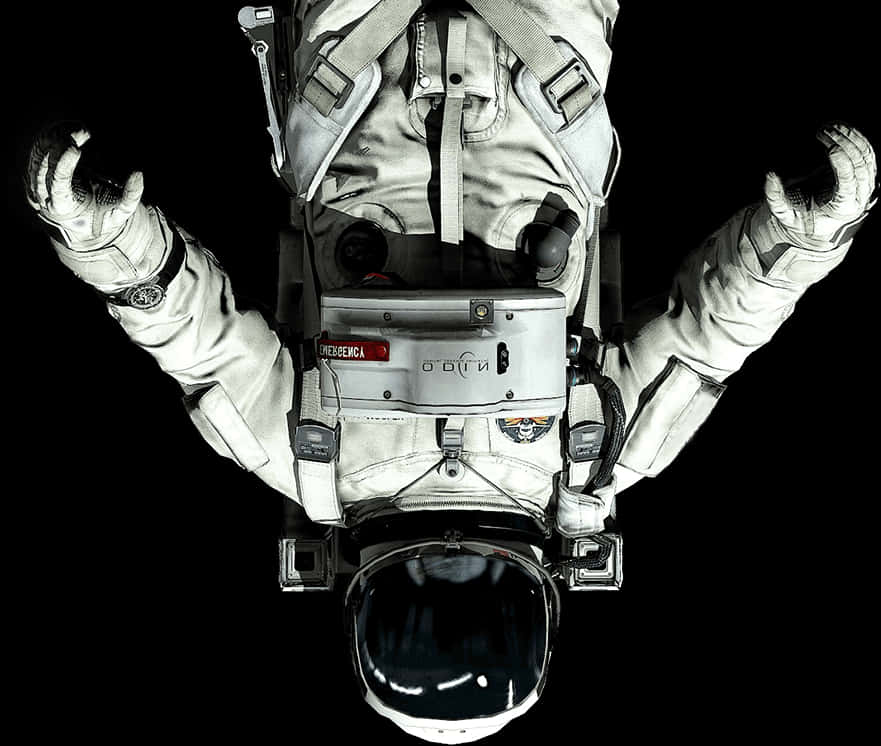 Astronaut în costum spațial Fundal