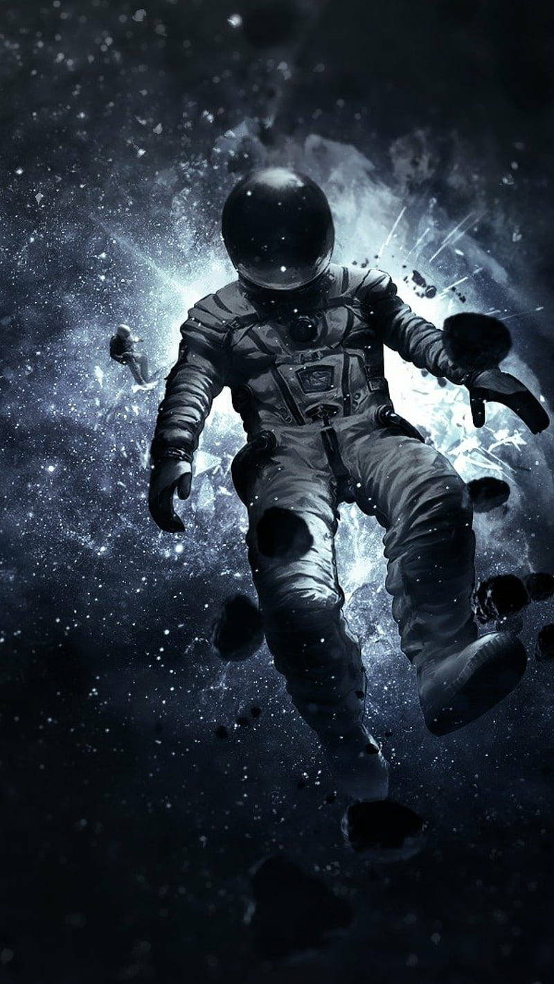 Astronaut întunecat telefon bărbați Fundal