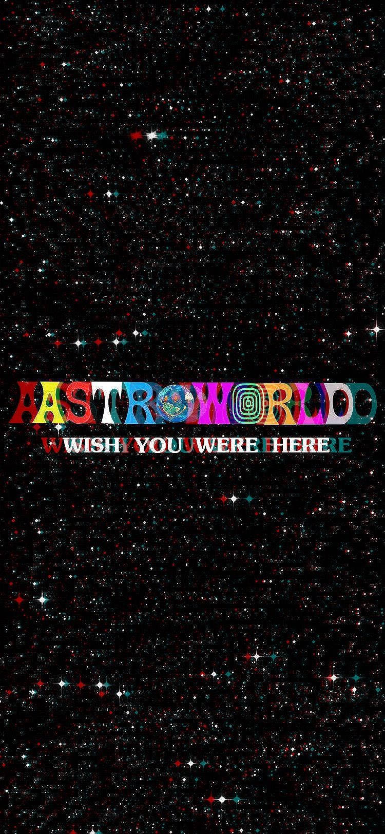 Astroworld iPhone Mi-ar Plăcea să Fii Aici Fundal