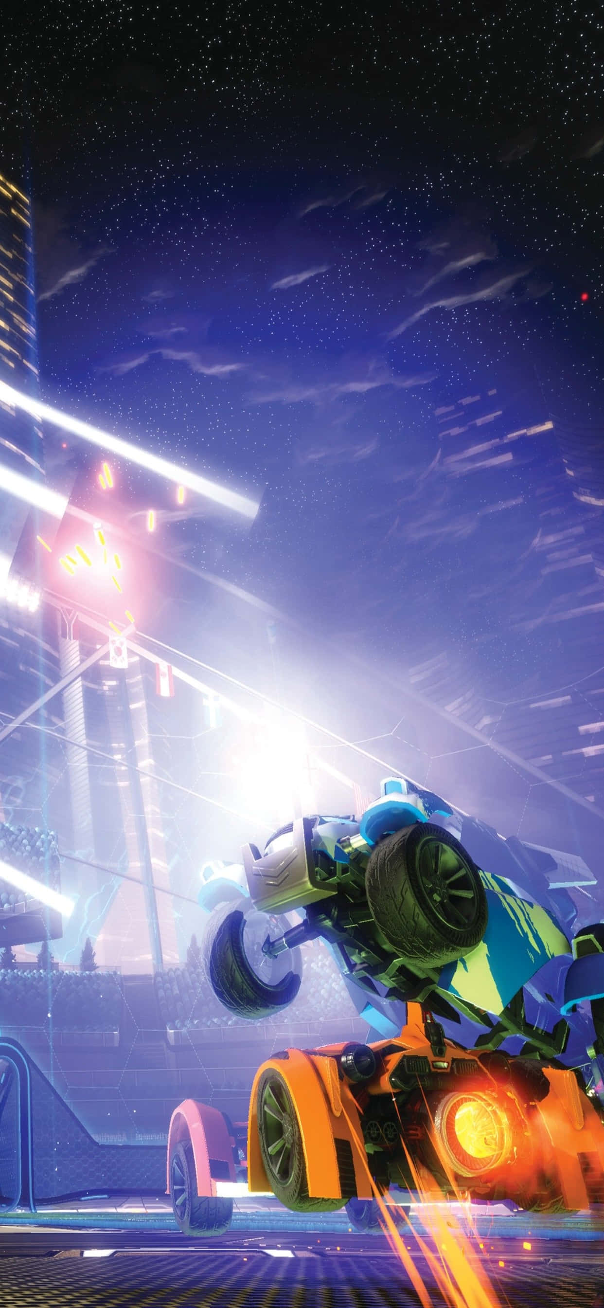 Atingând noi înăltimi cu iPhone XS Max și Rocket League Fundal