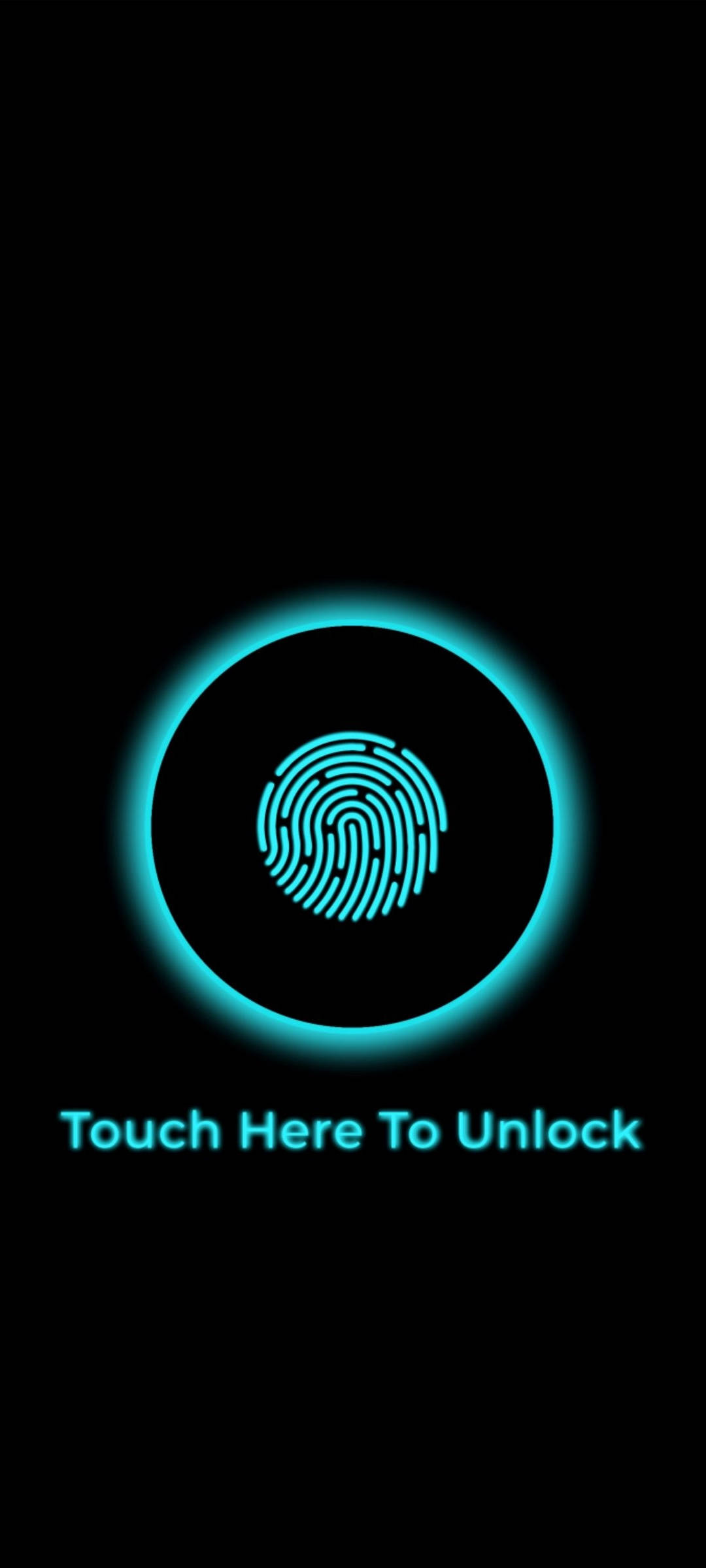 Atinge Aici Amprenta Telefon Fundal