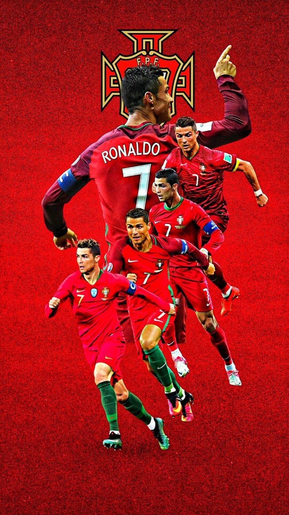 Atitudine Cool a lui Cristiano Ronaldo - Artă Grafică Fundal