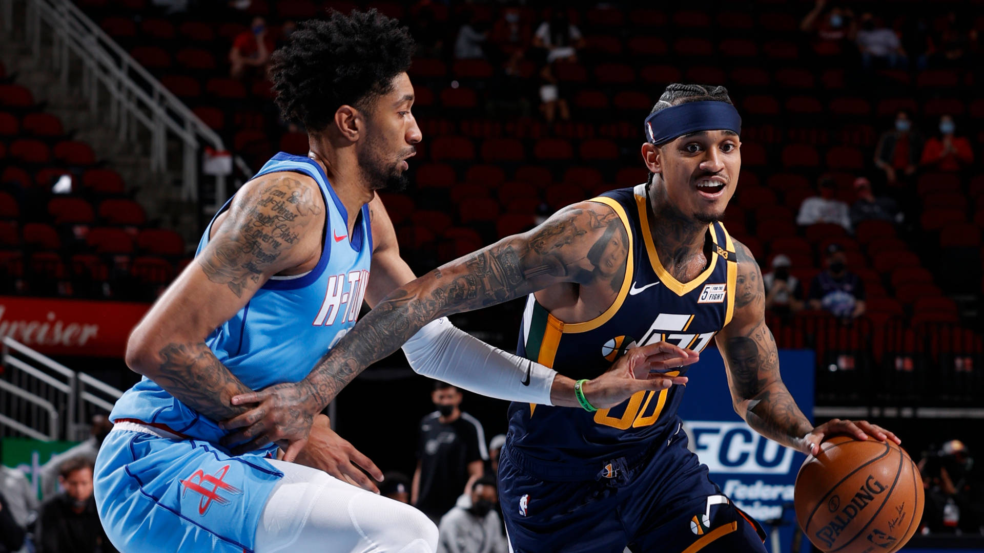 Atractivul Jucător de Baschet Jordan Clarkson Fundal