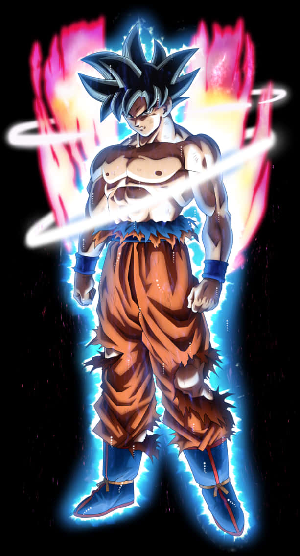 Aura de Putere Goku Ultra Instinct Fundal