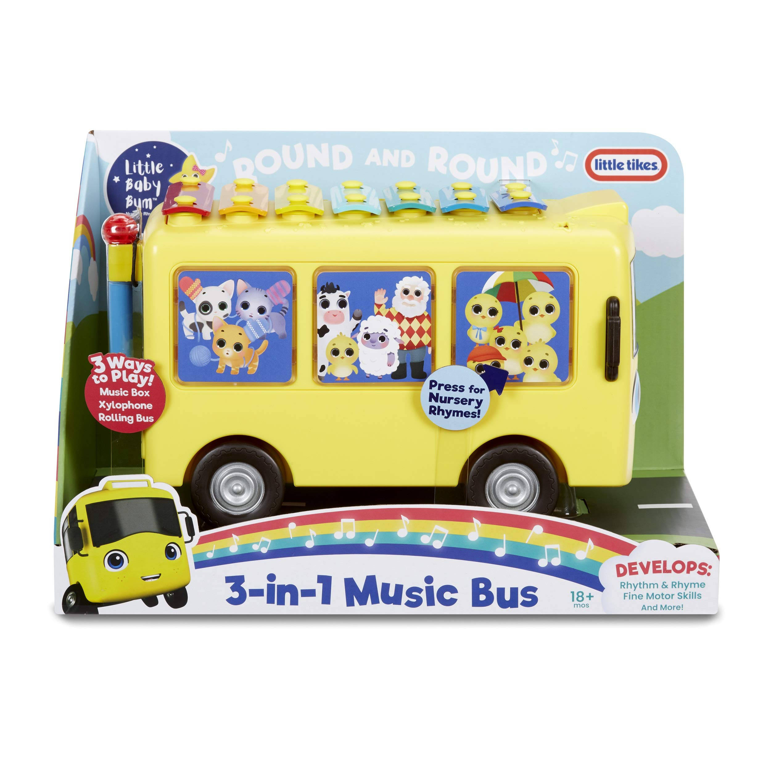 Autobuzul Muzical Little Baby Bum Fundal