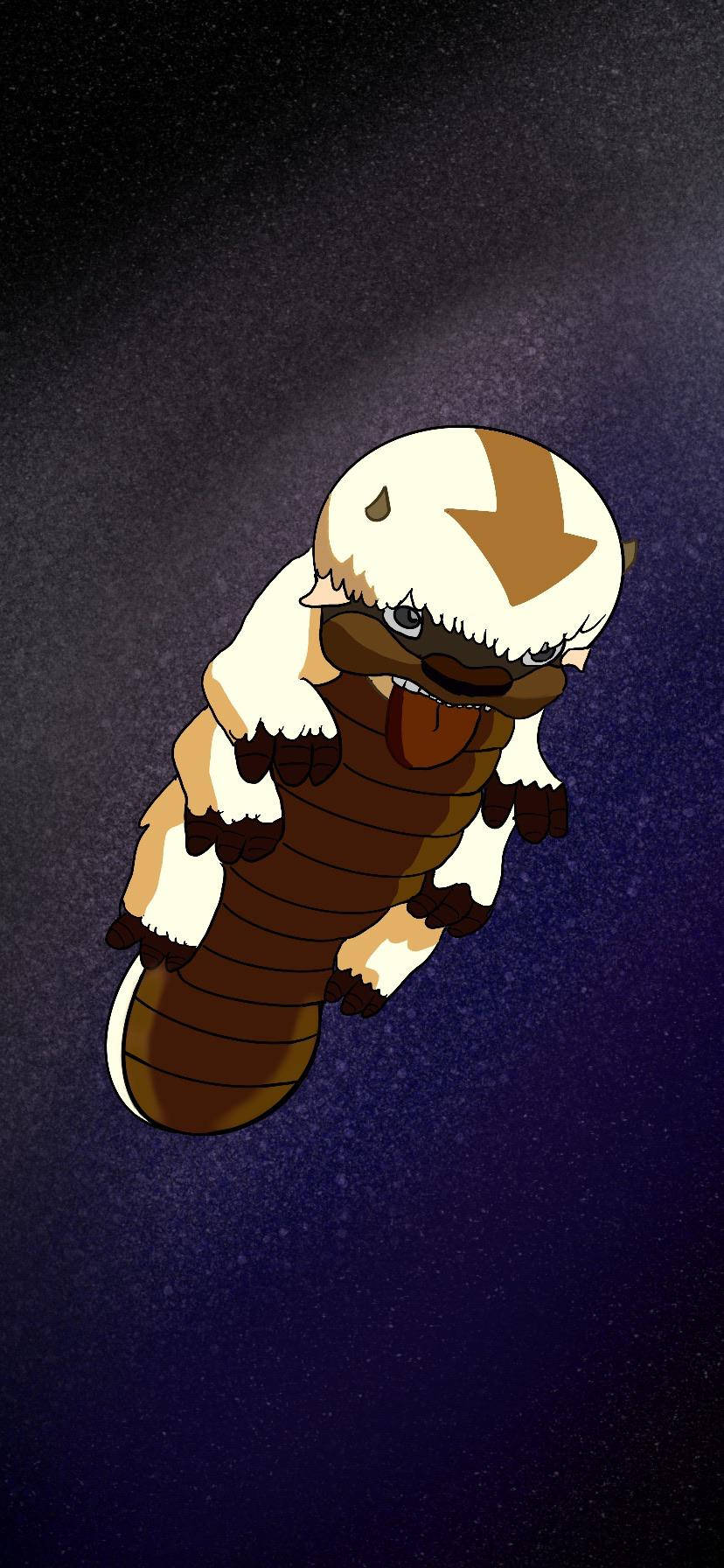 Avatar Appa Zburând Fundal
