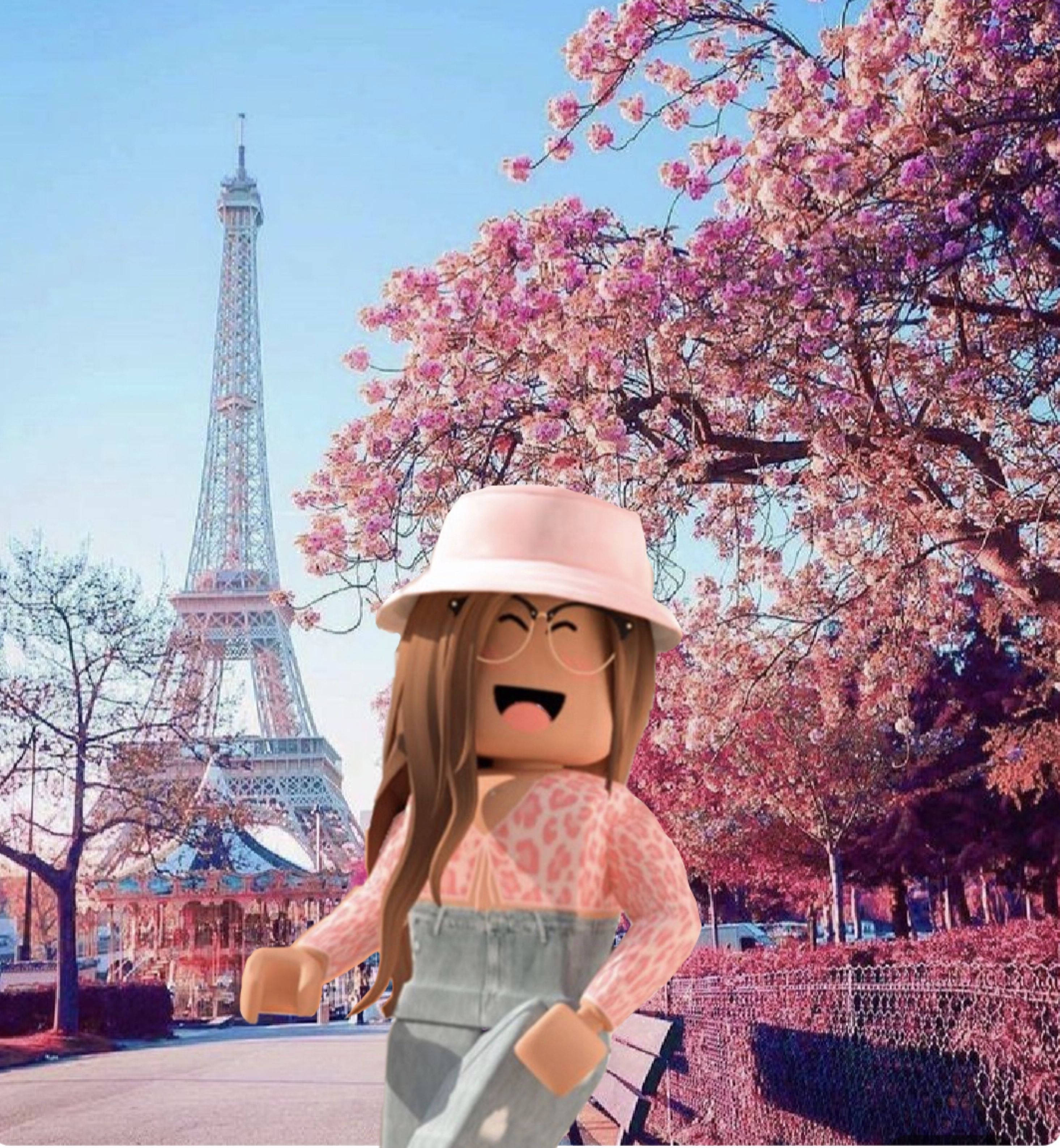 Avatar Roblox la Paris Fundal