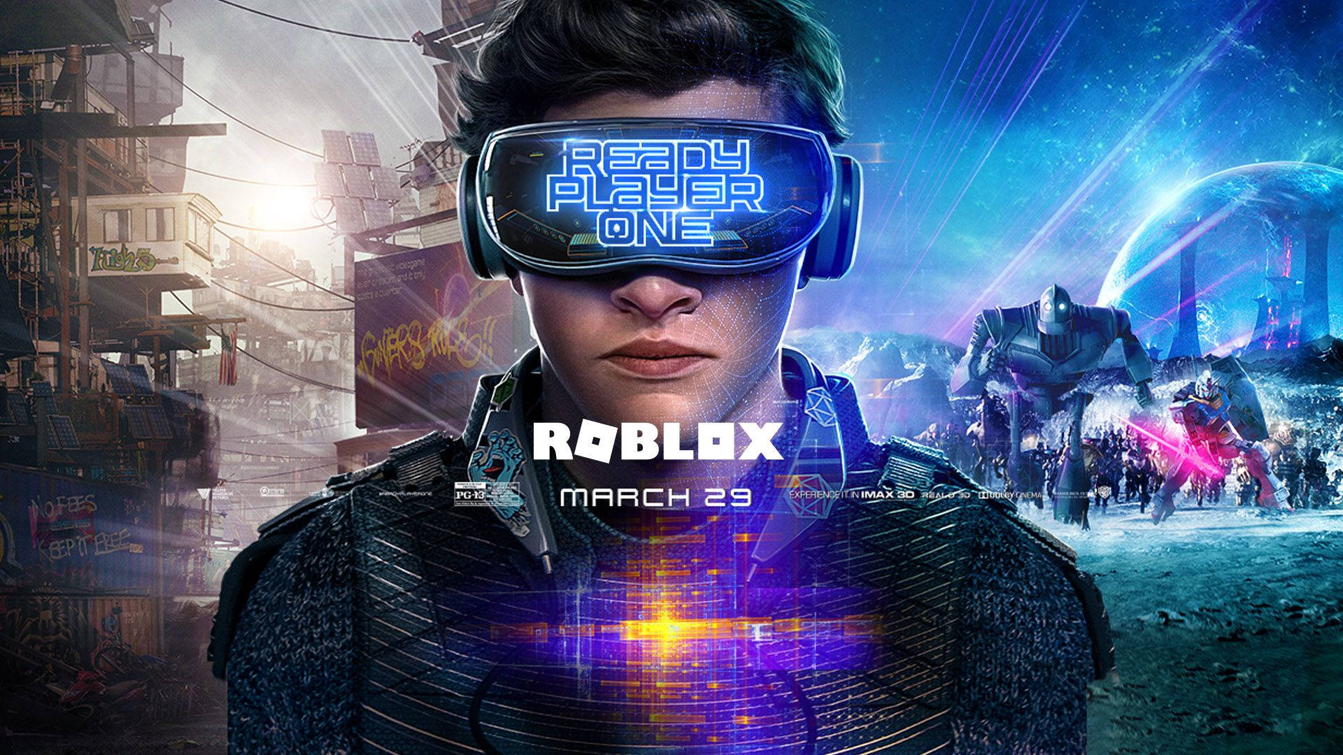 Tapet cool și de calitate HD cu avatar Roblox din Ready Player One. — Roblox Fundal