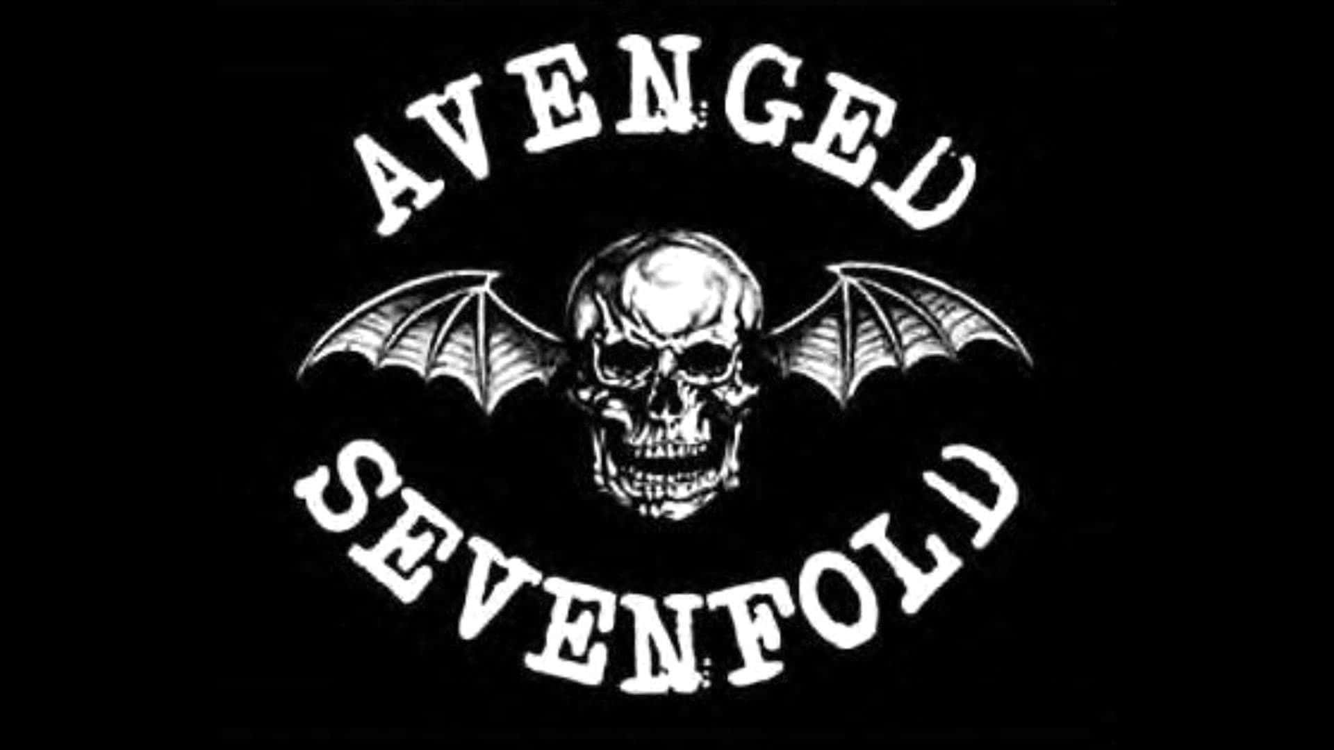 Avenged Sevenfold cu un craniu zburător Fundal