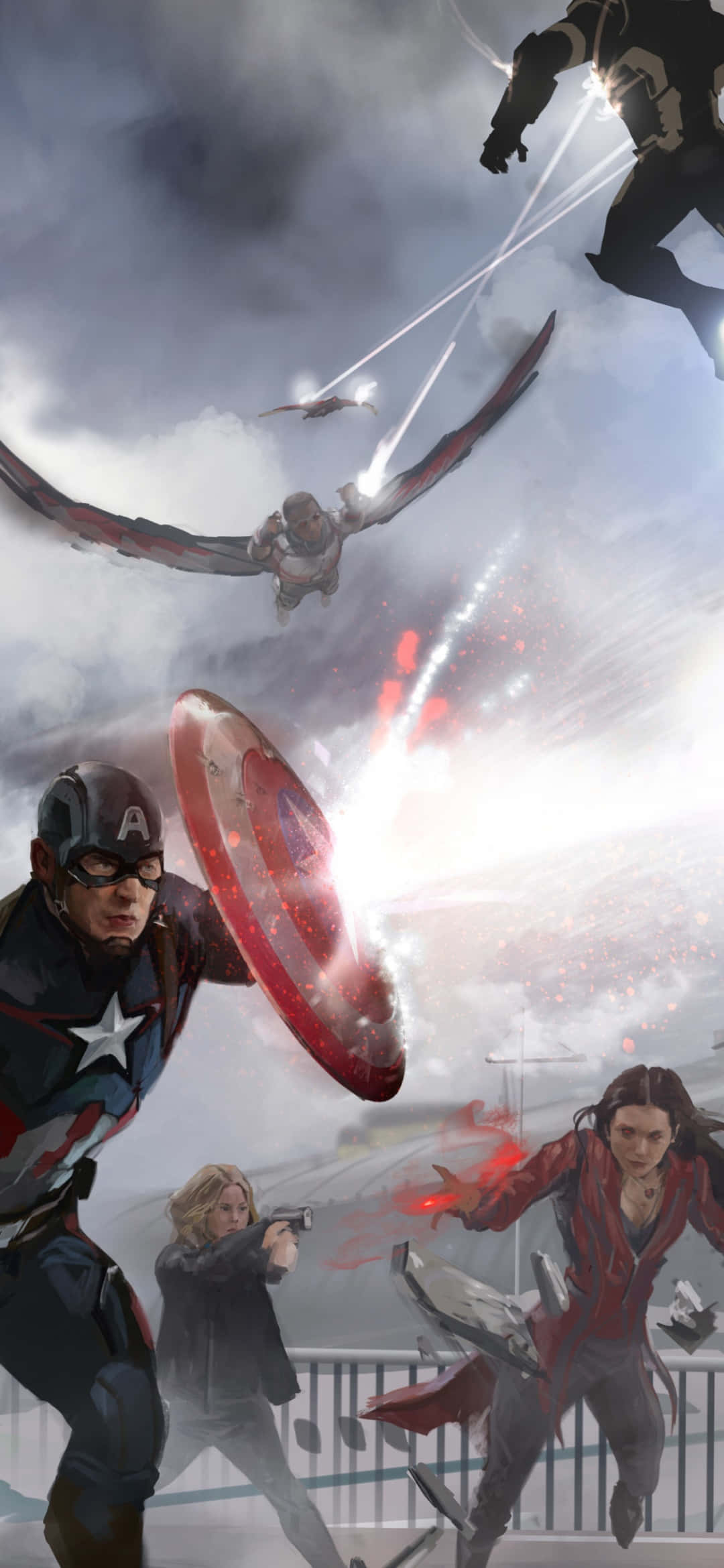 'Avengers Unite: Steve Rogers s-a întors în rolul Captain America.' Fundal