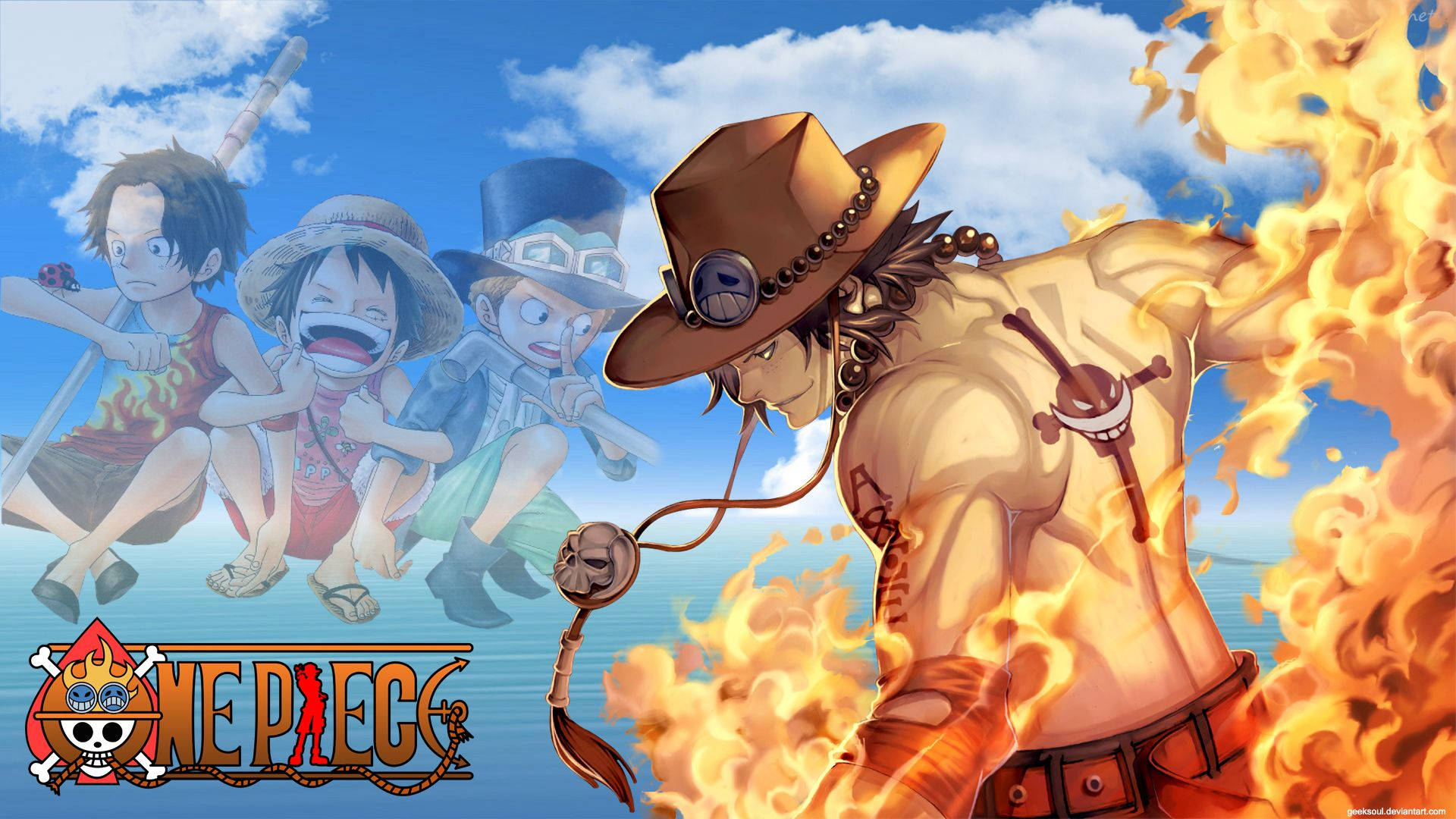 One Piece Portgas D. Ace wallpaper — One Piece Fundal