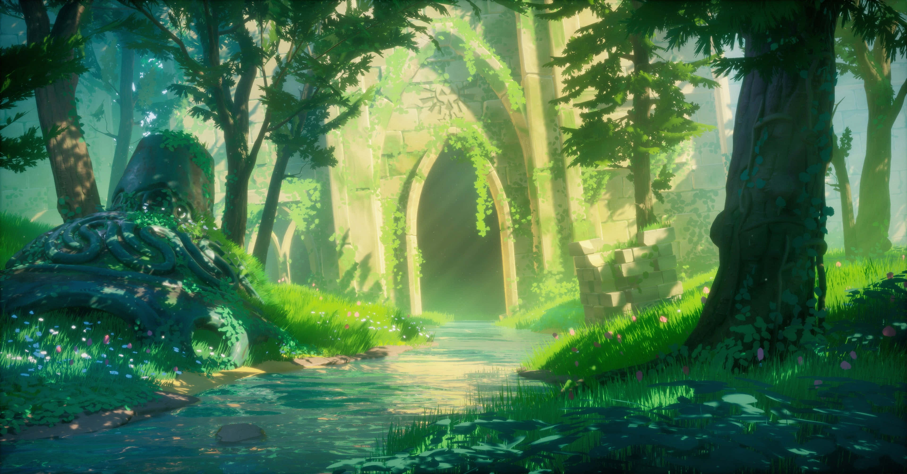 Aventura te așteaptă în Hyrule alături de Link, Eroi al Timpului Fundal