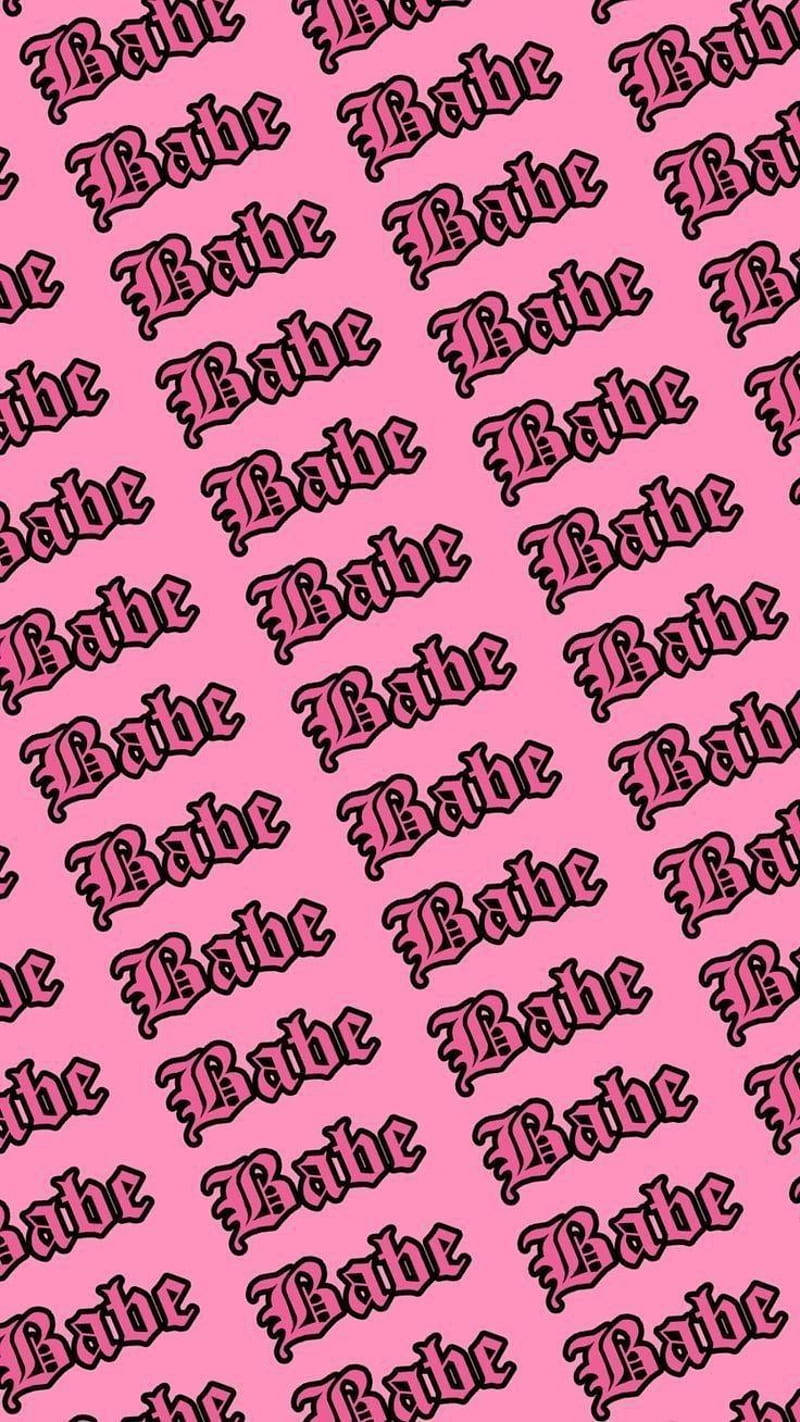 Babe Estetic Roz Aprins Fundal