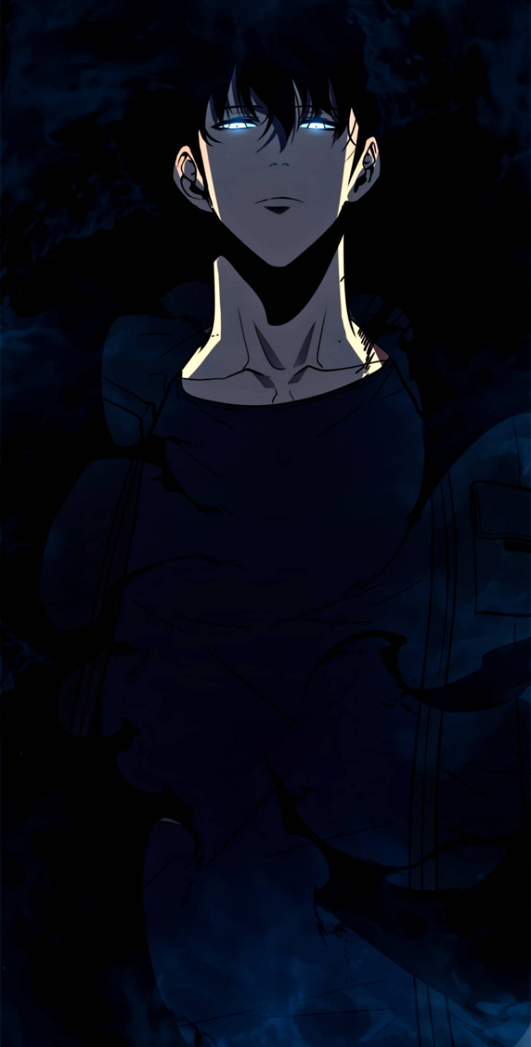 Băiat Anime Cool PFP Solo Leveling Fundal