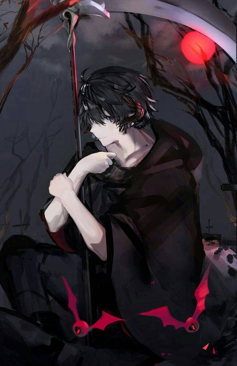 Băiat Rău Anime Edgy Pfp Fundal