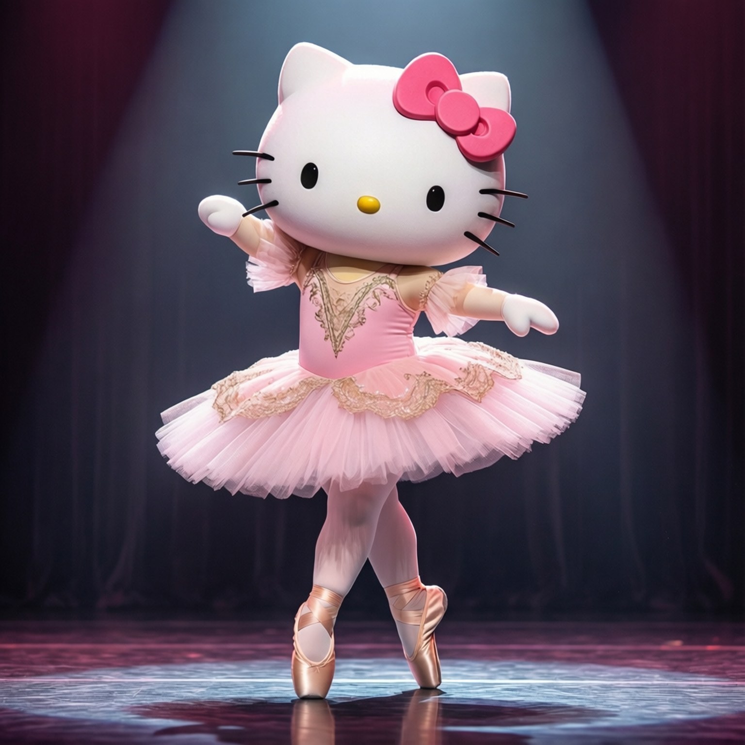 Balerina Hello Kitty Fundal