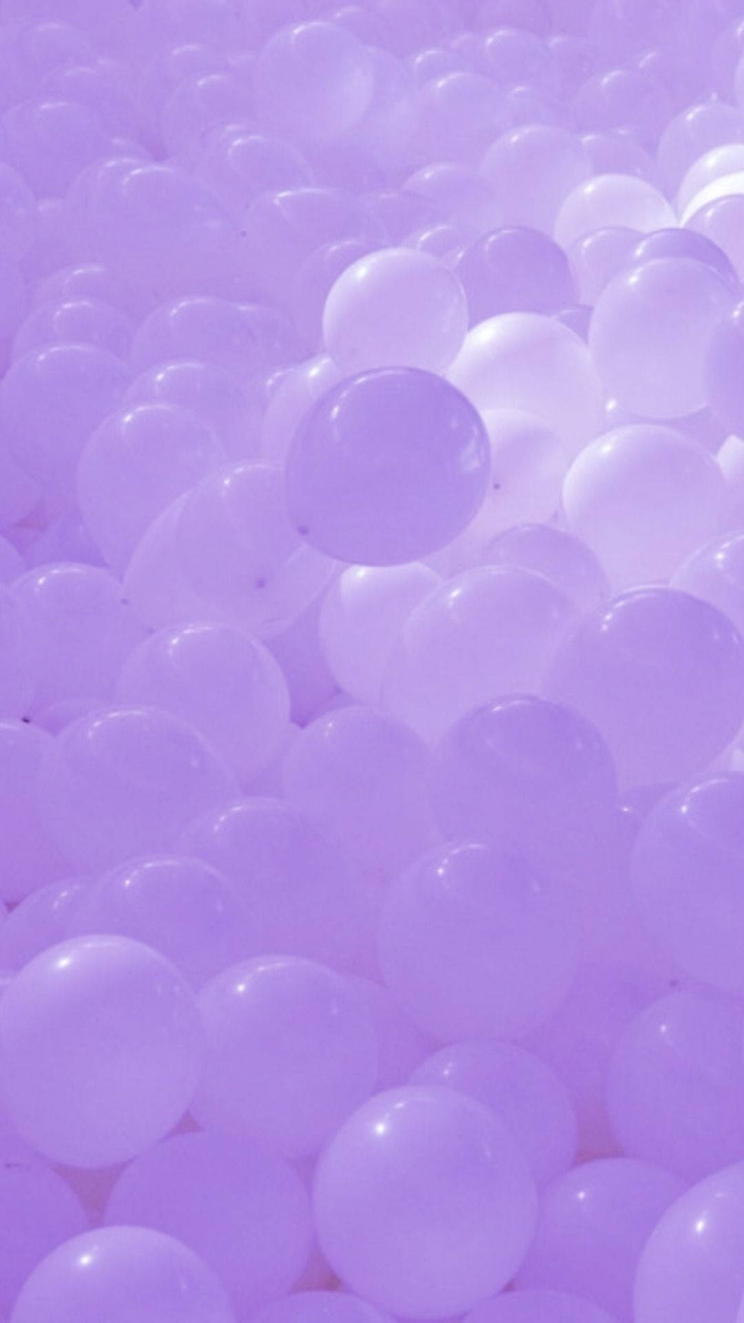 Balonuri iPhone de culoare violet deschis Fundal