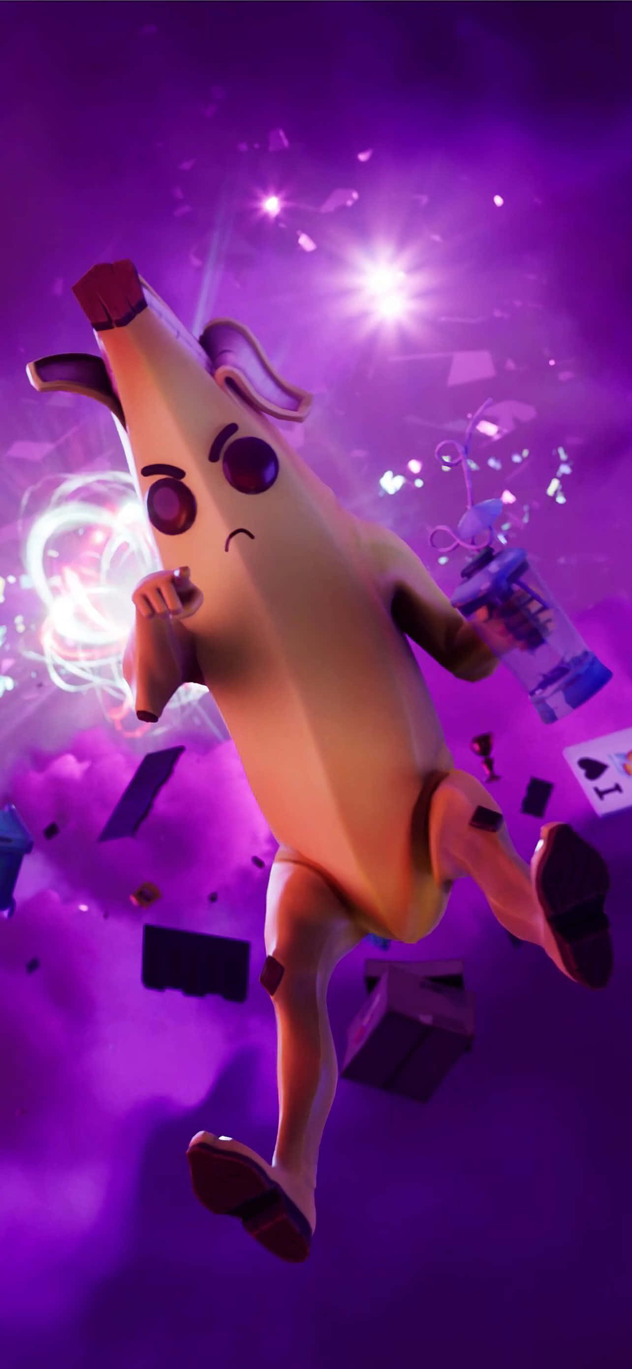 Banana Fortnite pentru iPhone Fundal