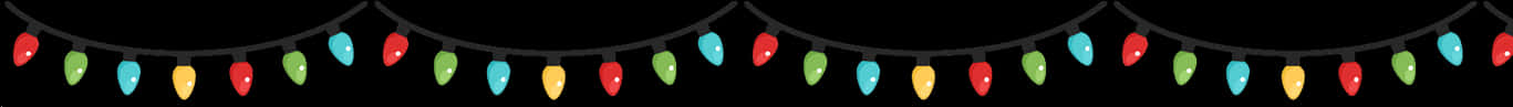 Banner Festiv cu Lumini de Crăciun Fundal
