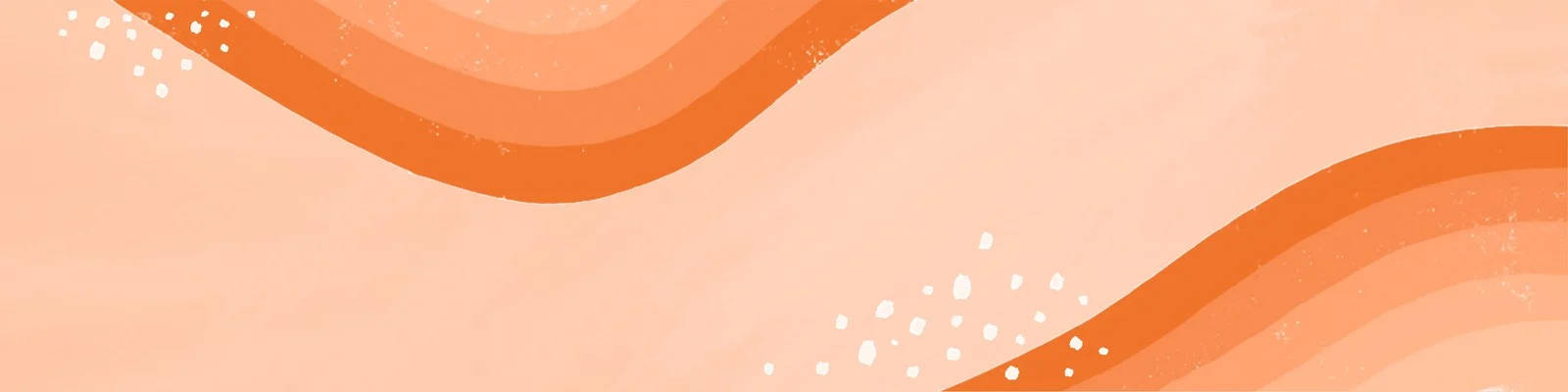 Banner LinkedIn Portocaliu Fundal