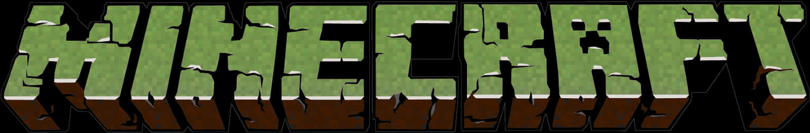 Banner Minecraft Logo Fundal