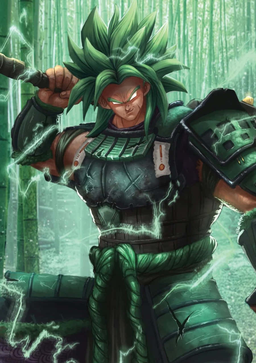 Bardock și Gine, tatăl și mama lui Goku, din „Dragon Ball Super Broly” Fundal