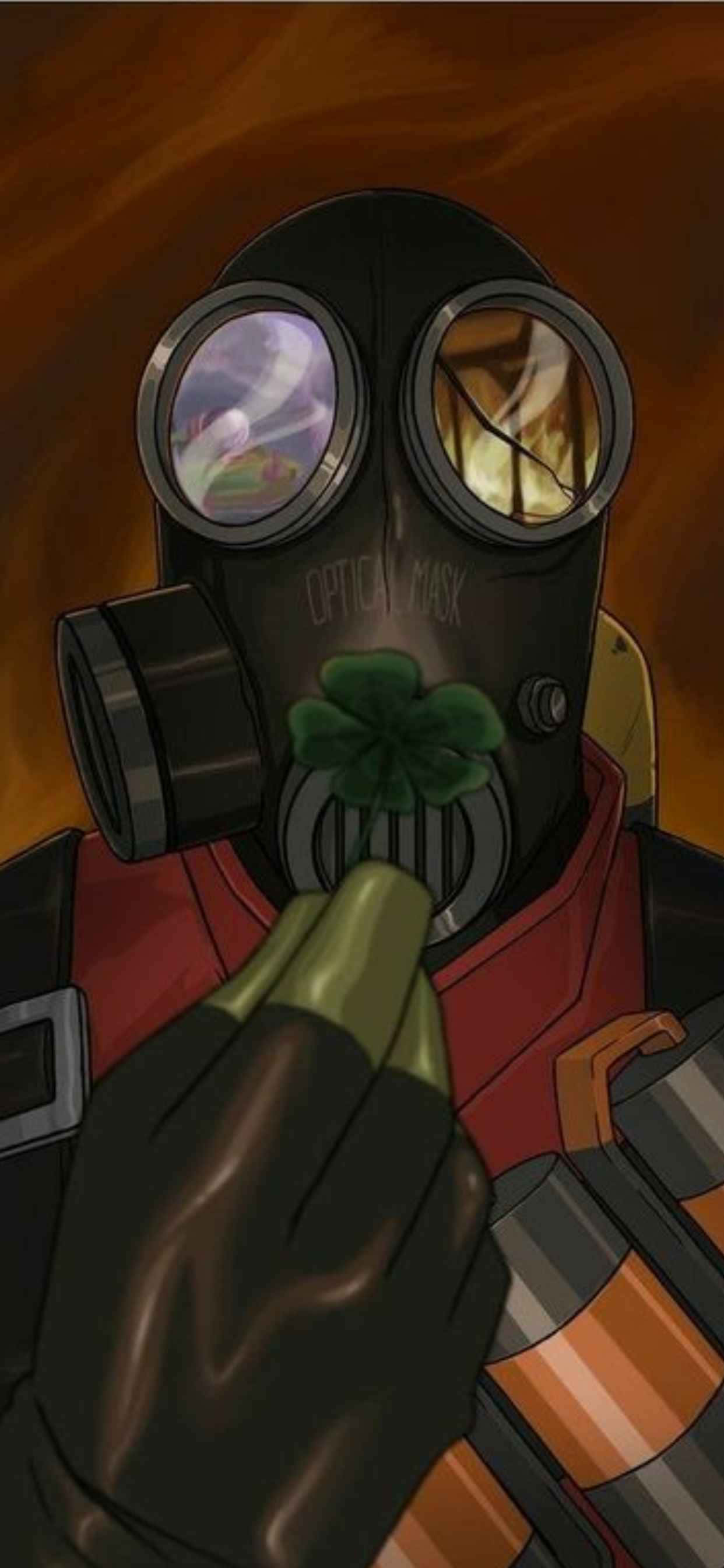 Bătălie Epică Team Fortress 2 pe Ecranul iPhone XS Max Fundal