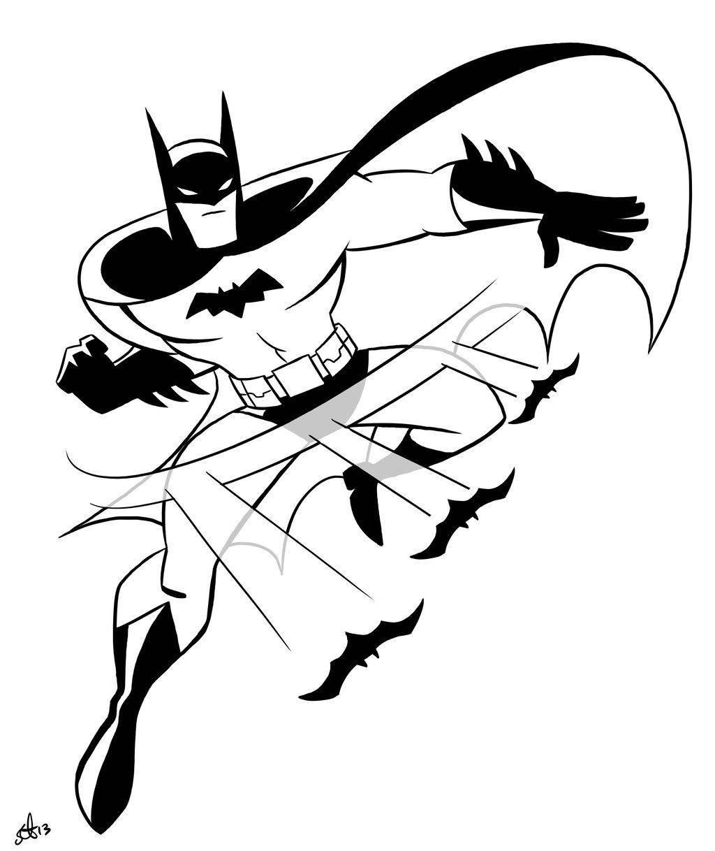 Batman aruncând bumerangul Fundal