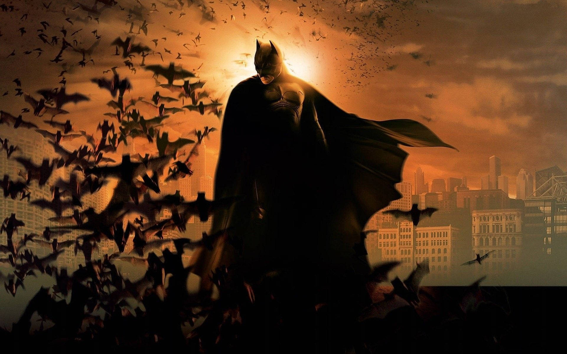 Batman în Apus de Film Fundal