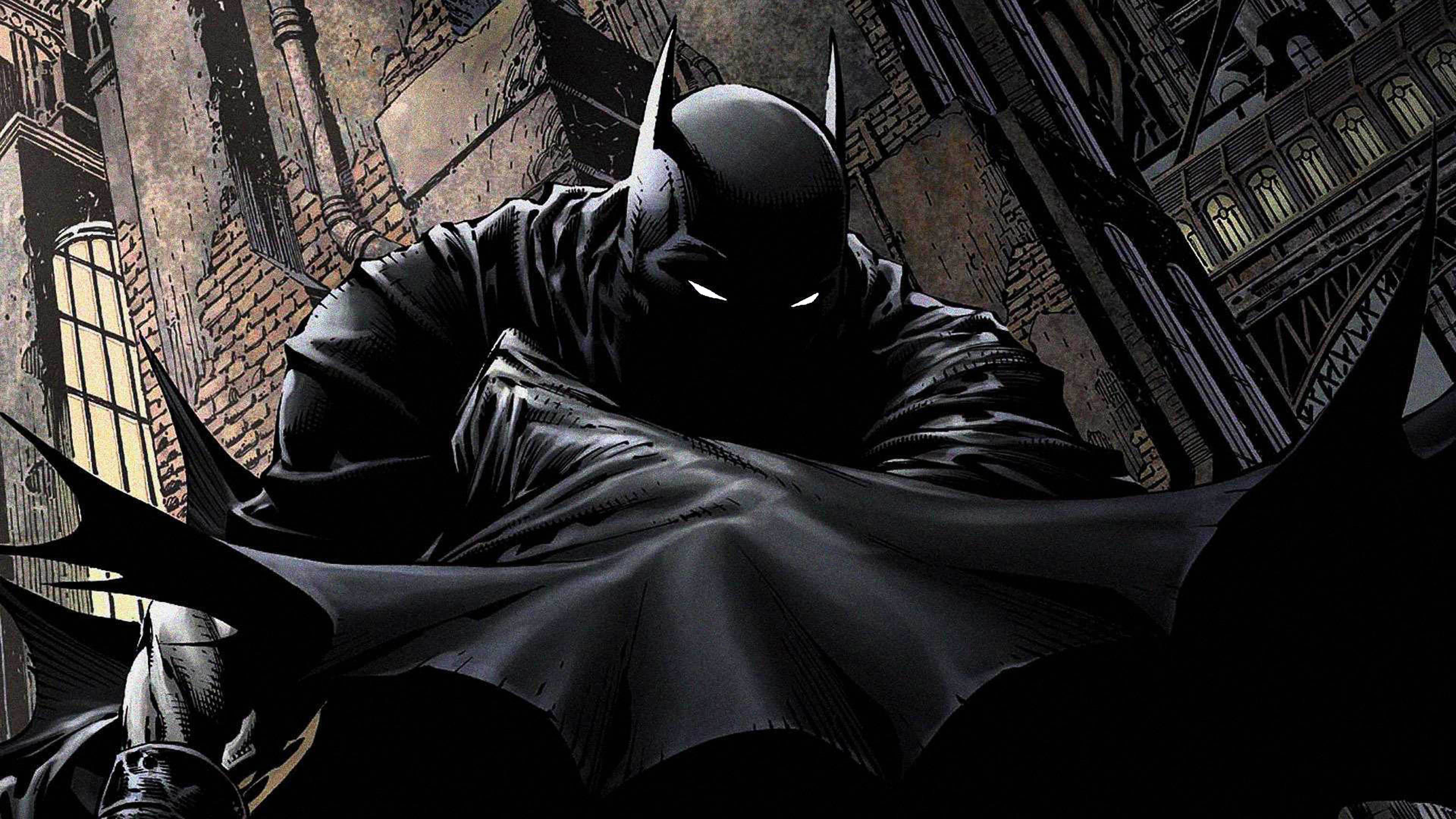 Batman în clădire benzi desenate Fundal