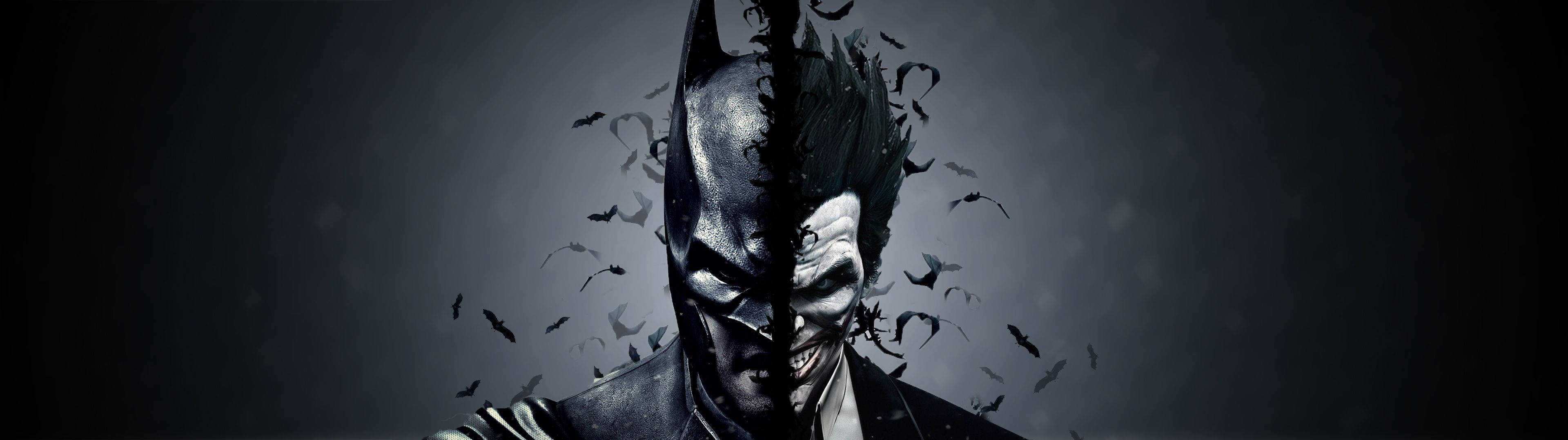 Batman și Joker față în față Fundal