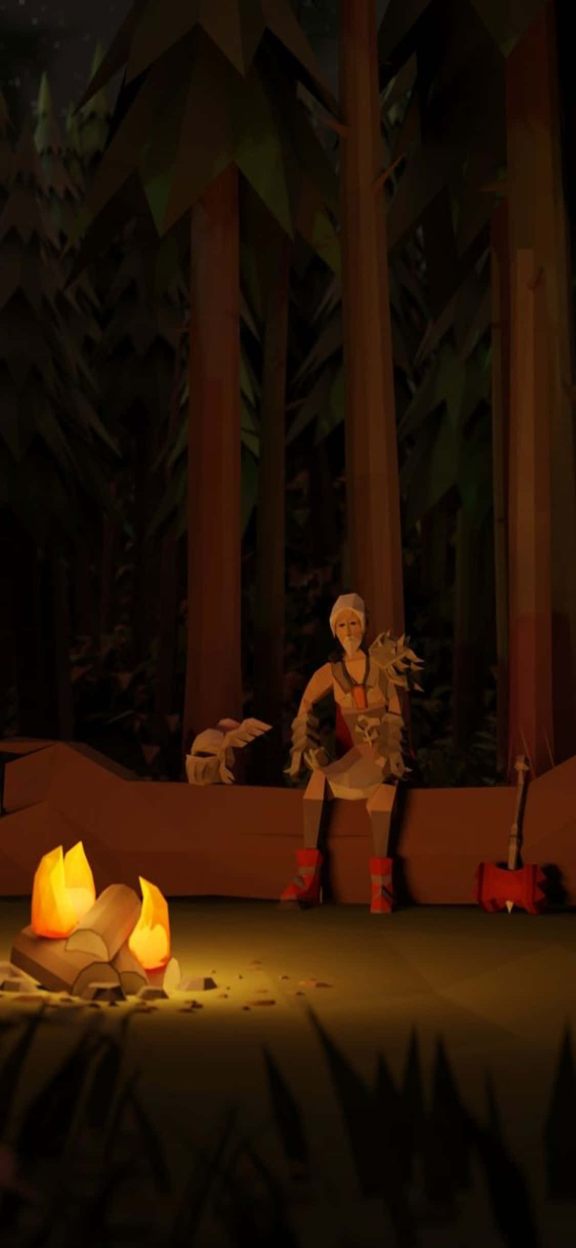 Bătrân În iPhone X Runescape Oldschool Fundal