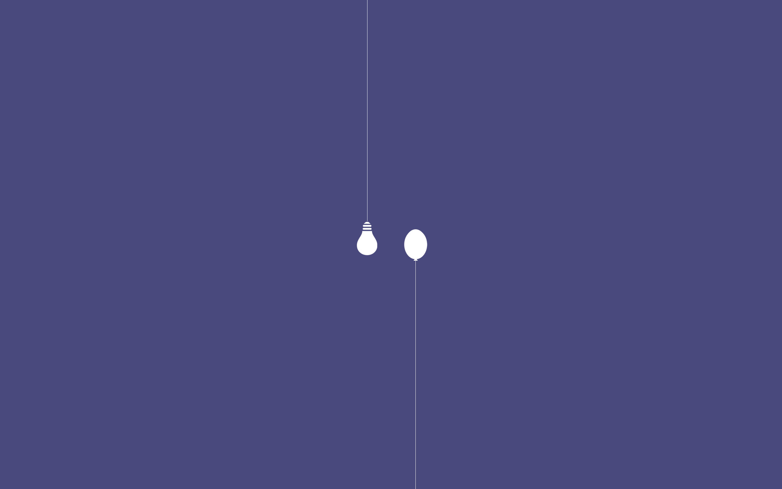 Bec și Balon Estetică Minimalistă pentru Laptop Fundal