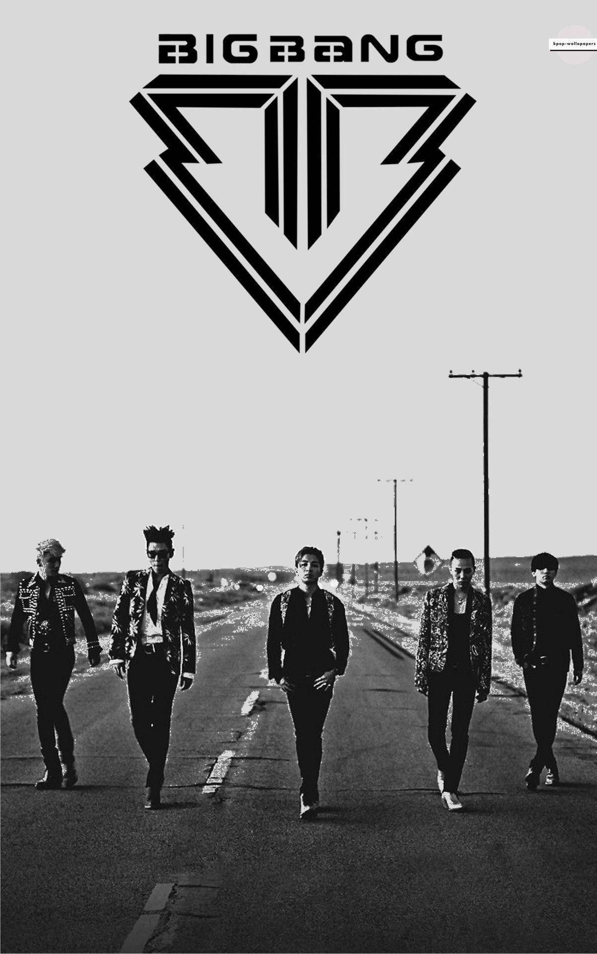 Poster Monocrom Bigbang Fundal