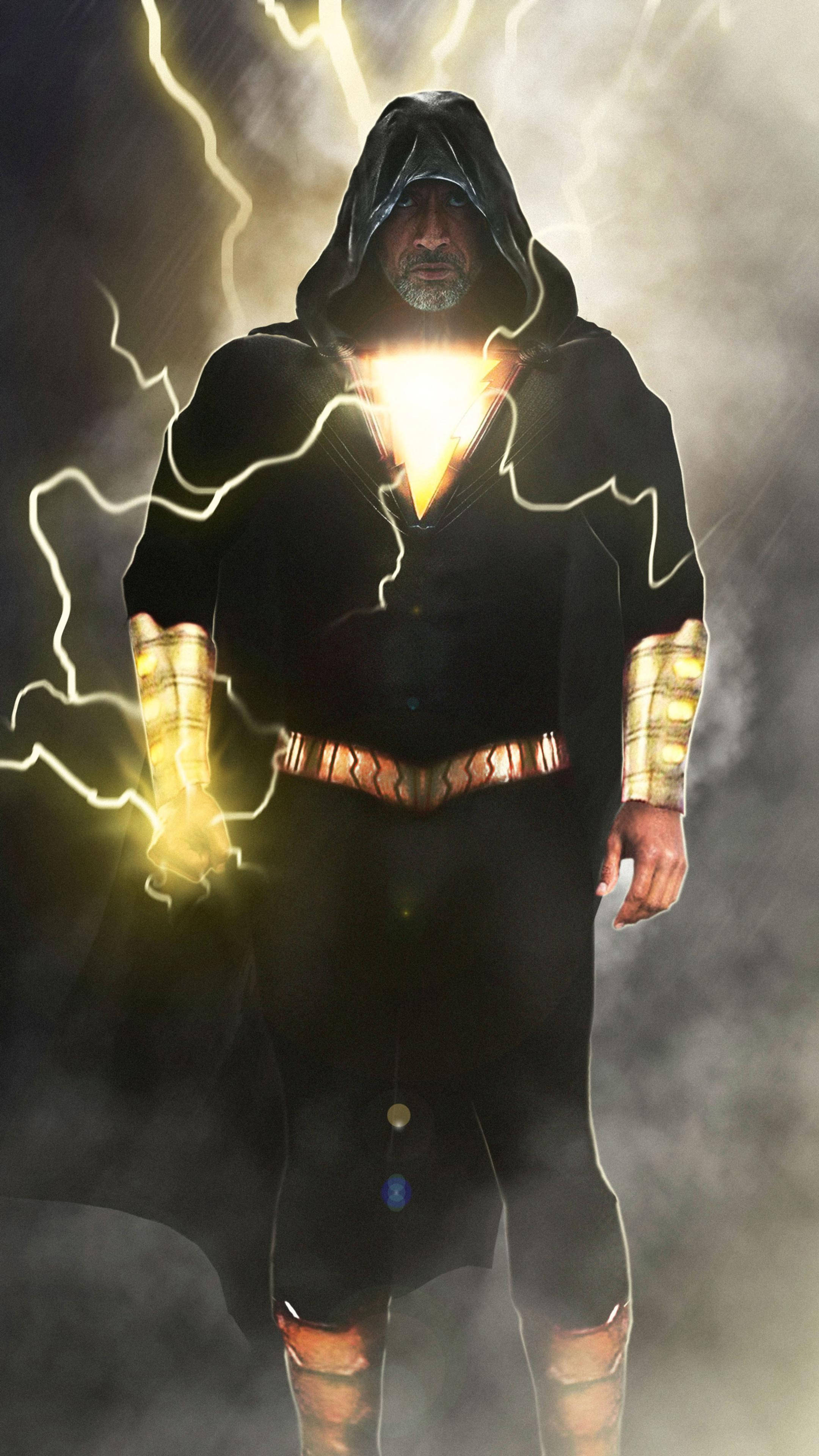 Black Adam Deghizare Fundal