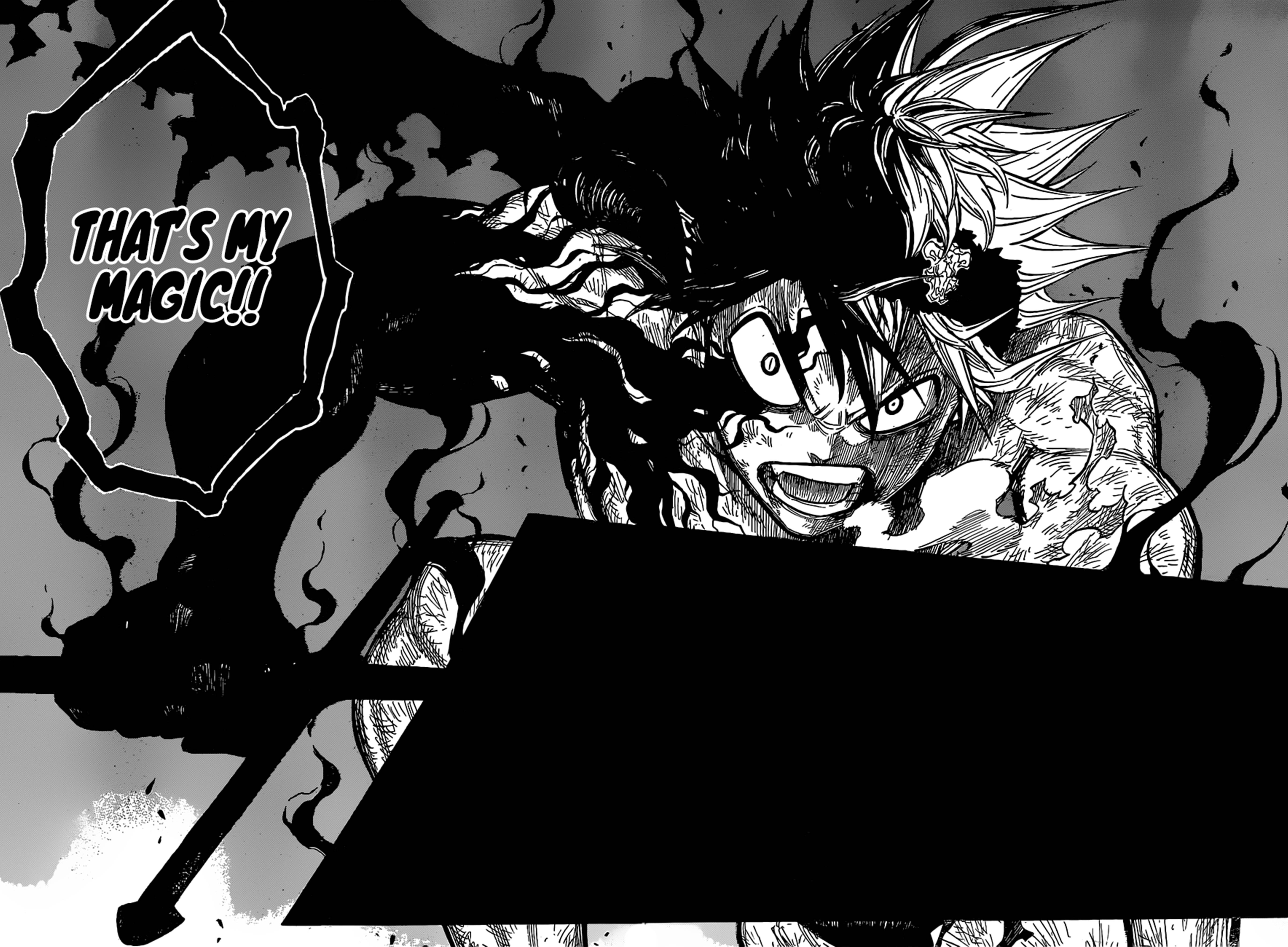 Black Clover 4K Asta cu sabia demonului Fundal