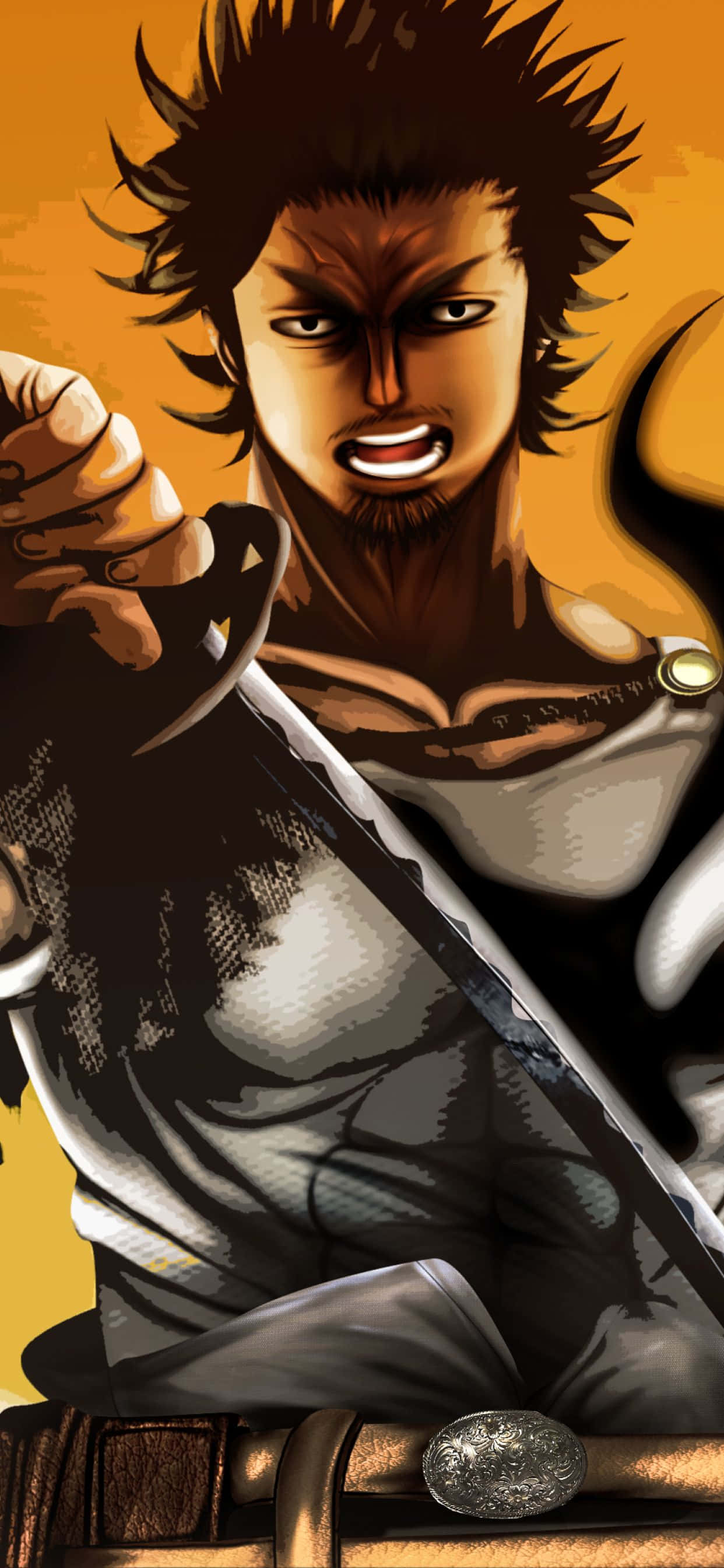 Black Clover Yami iPhone Fundal